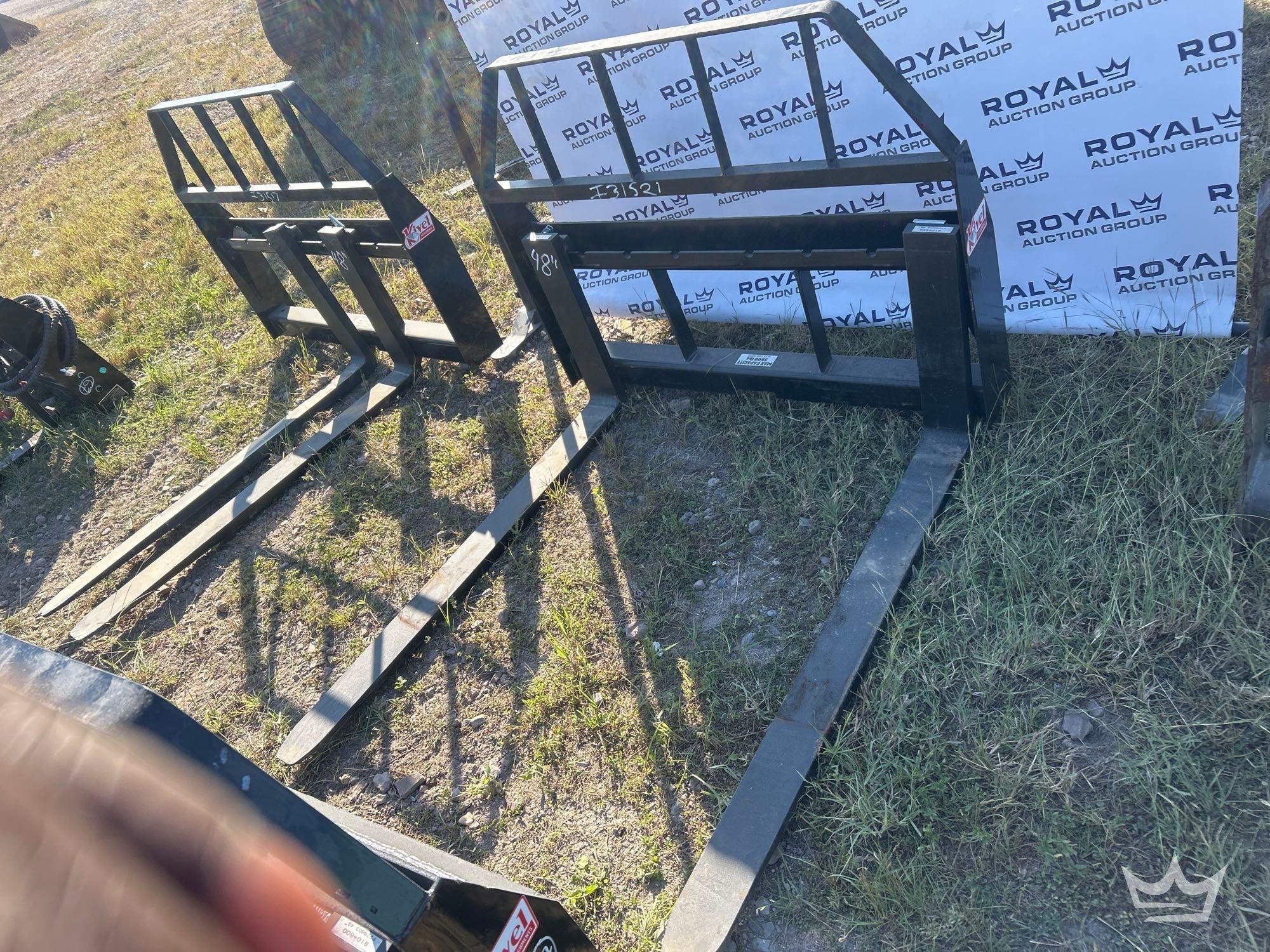 2025 Kivel 48in Forks and Frame Skid Steer Attachment (A61567)