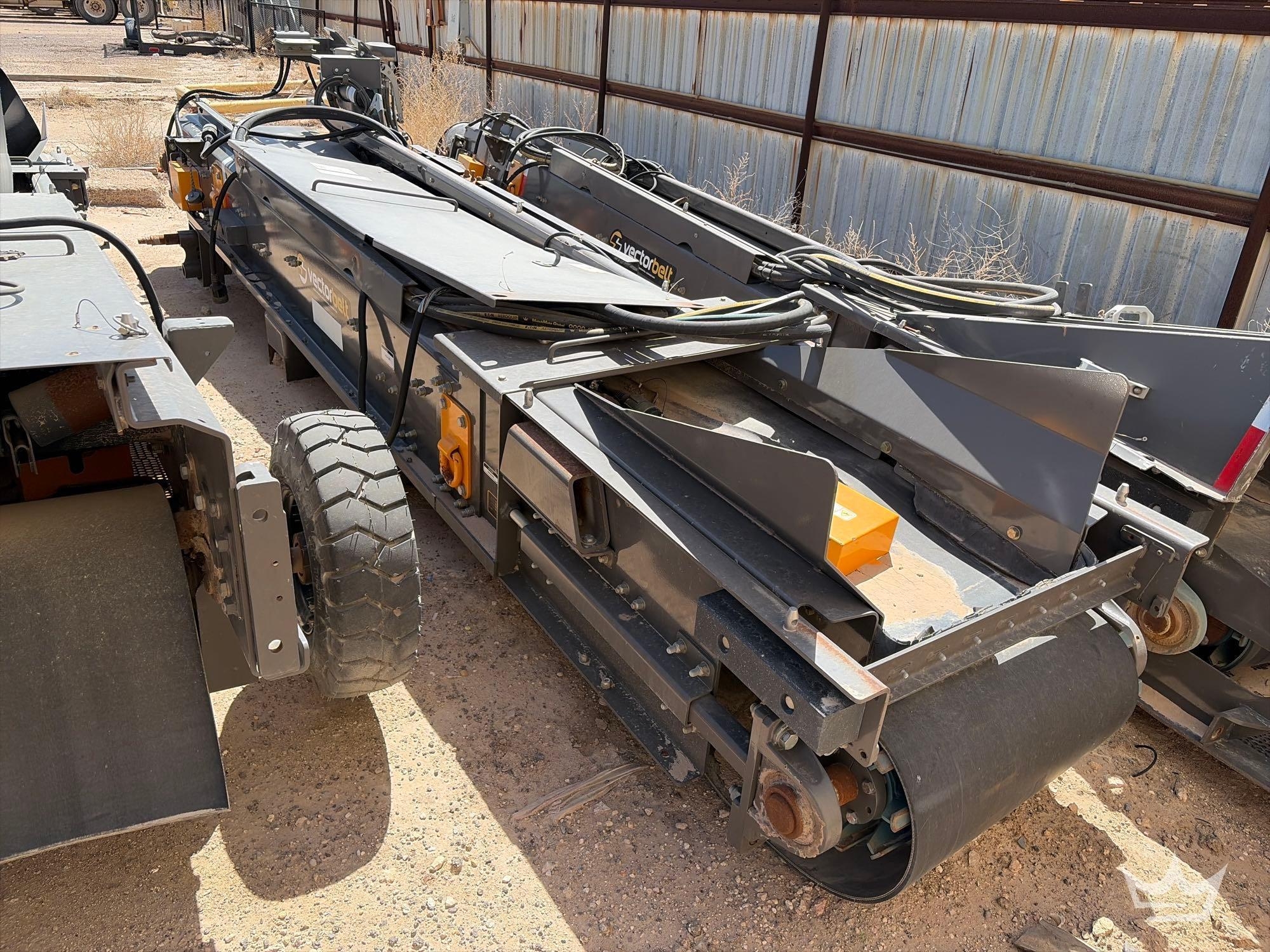 2018 Tycrop Vector Belt 22ft. VB-16H Portable Sand Belt Conveyor (A64194)