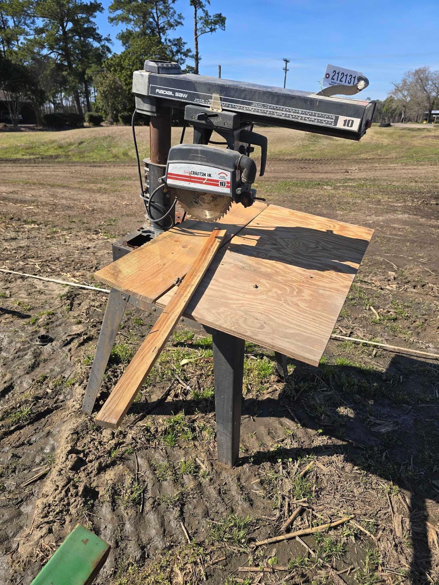 CRAFTSMAN 10" RADIAL ARM SAW (A63291)
