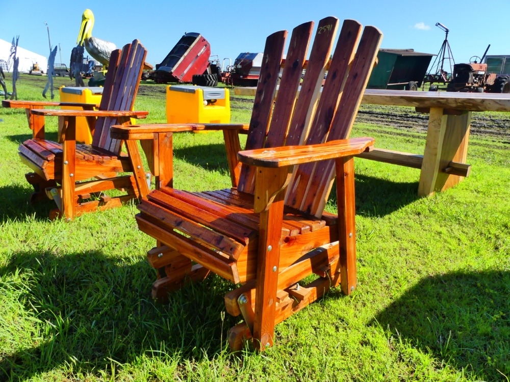 Wood Gliding Chair (A53316)