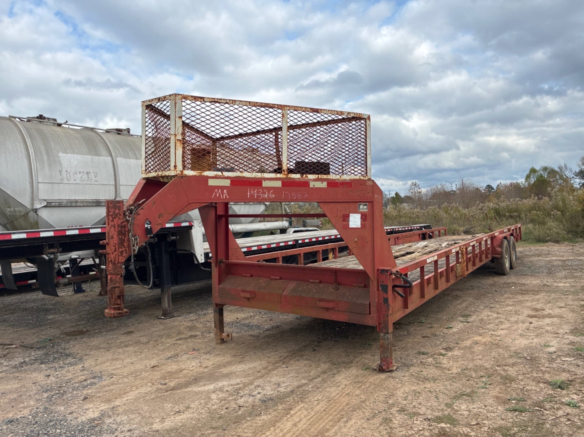 2012 TEX MEX TRAILER LOW BOY GOOSENECK (A58214)