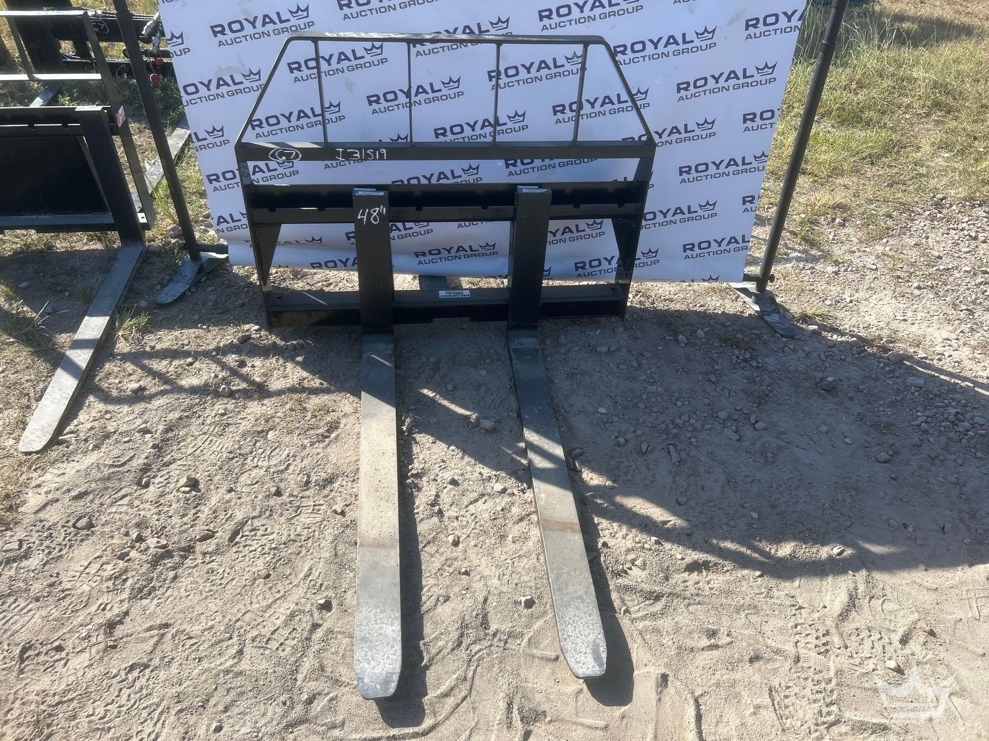 2025 Kivel 48in Forks and Frame Skid Steer Attachment (A61567)