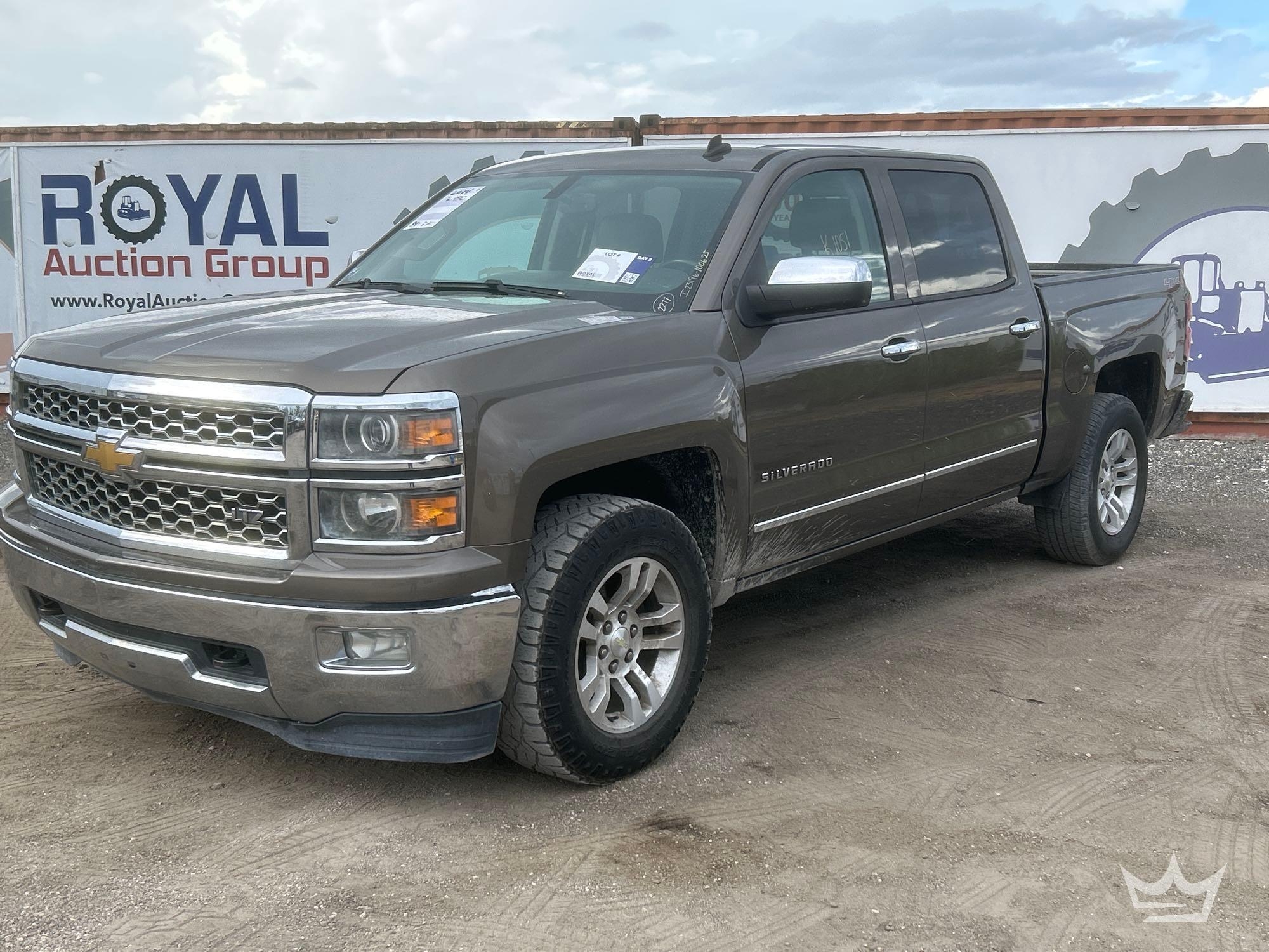 2014 Chevrolet Silverado 4x4 Crew Cab Pickup Truck (A56858)