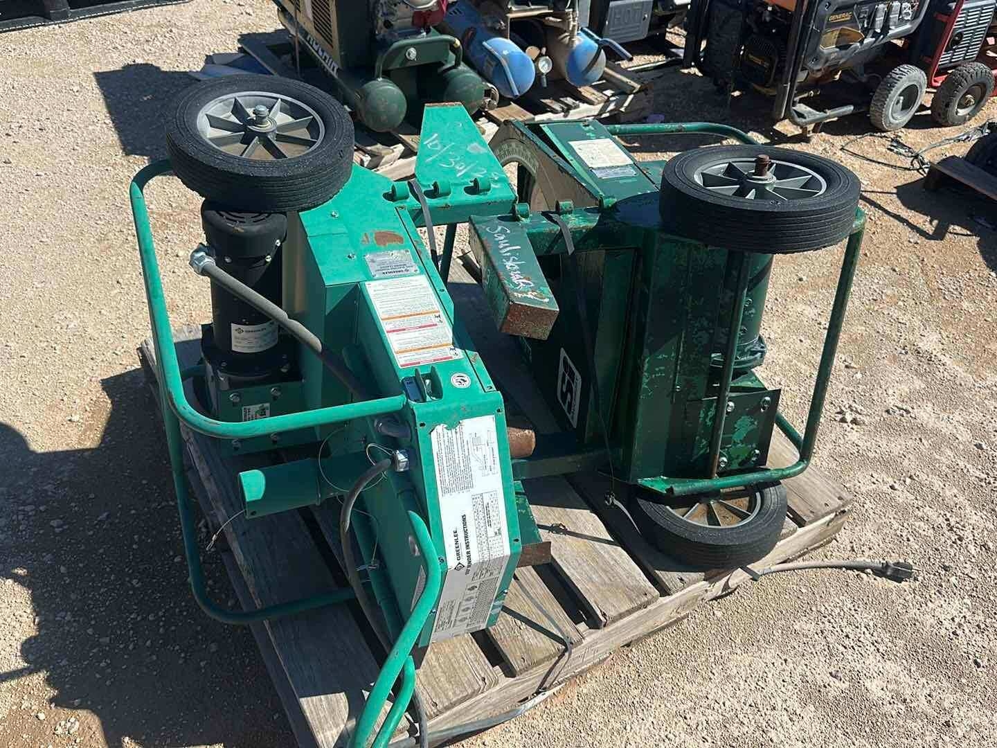 PALLET OF (2) ELECTRIC CONDUIT BENDERS (A55745)