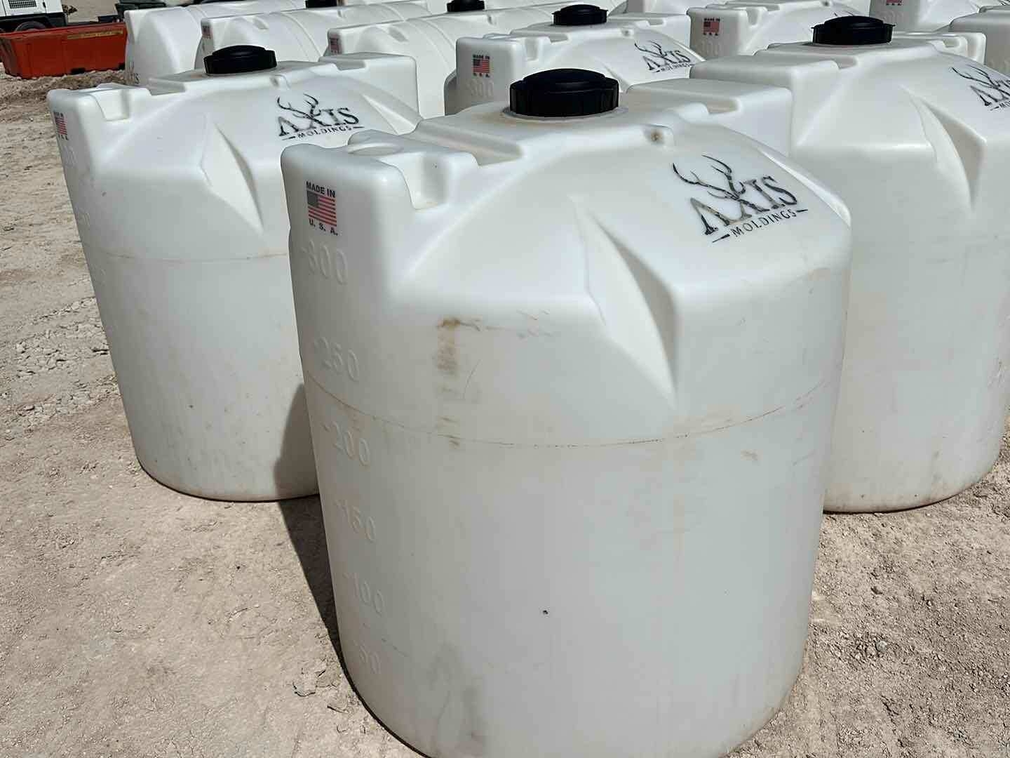 (2) 300 GAL WATER TANKS (A50854)