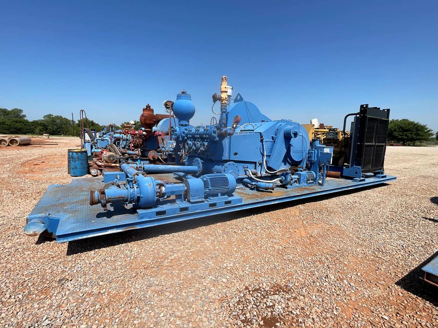 WEATHERFORD MP-10 TRIPLEX MUD PUMP POWERED BY A CATERPILLAR 3412 ENGINE (A50854)