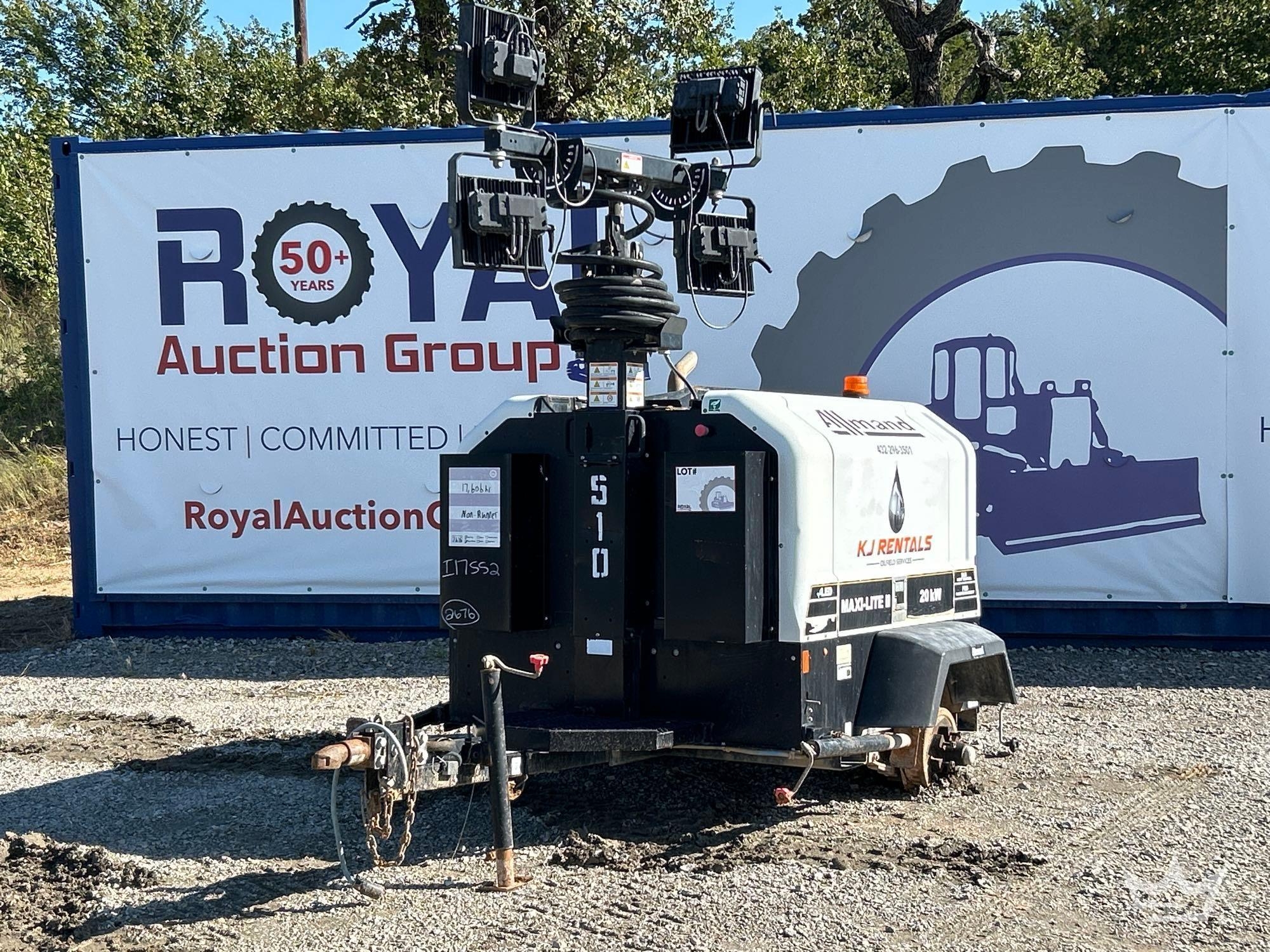 2021 Allmand Bros Maxi-Lite II 20kW S/A Towable Light Tower (A55973)