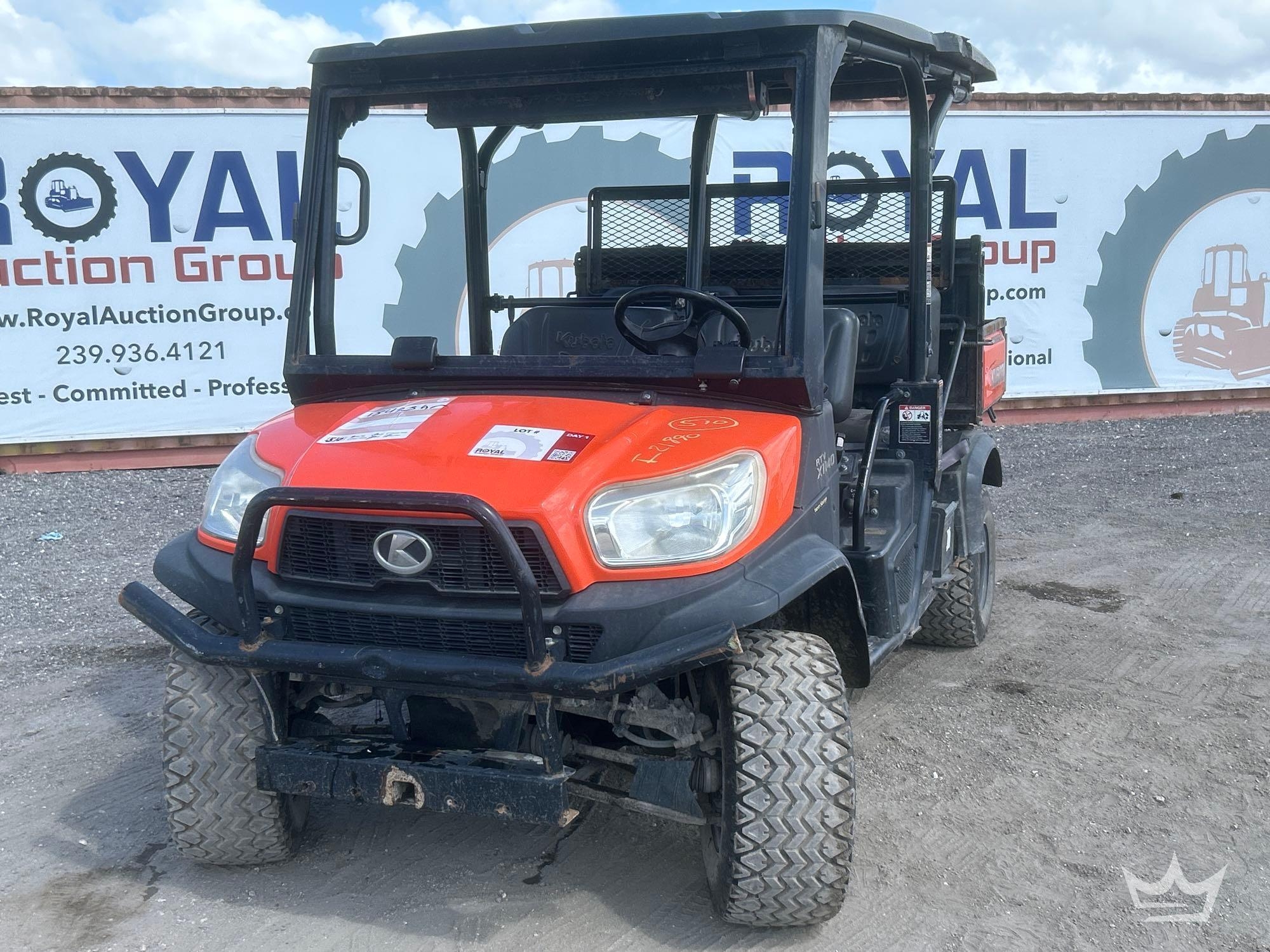 2019 Kubota RTV-X1140 4x4 Diesel Utility Cart (A61567)