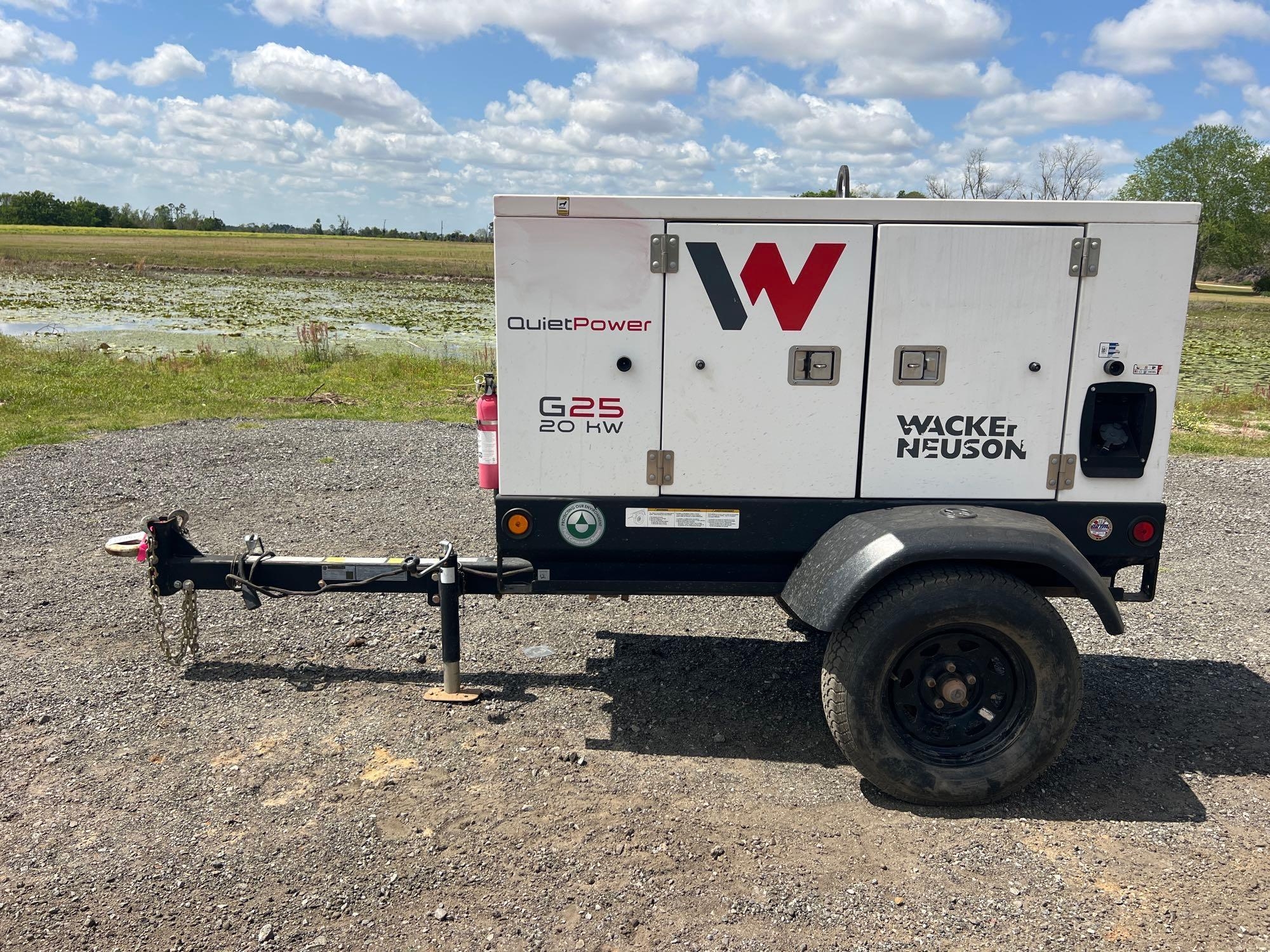 2022 WACKER NEUSON G25 TOWABLE GENERATOR (A63276)