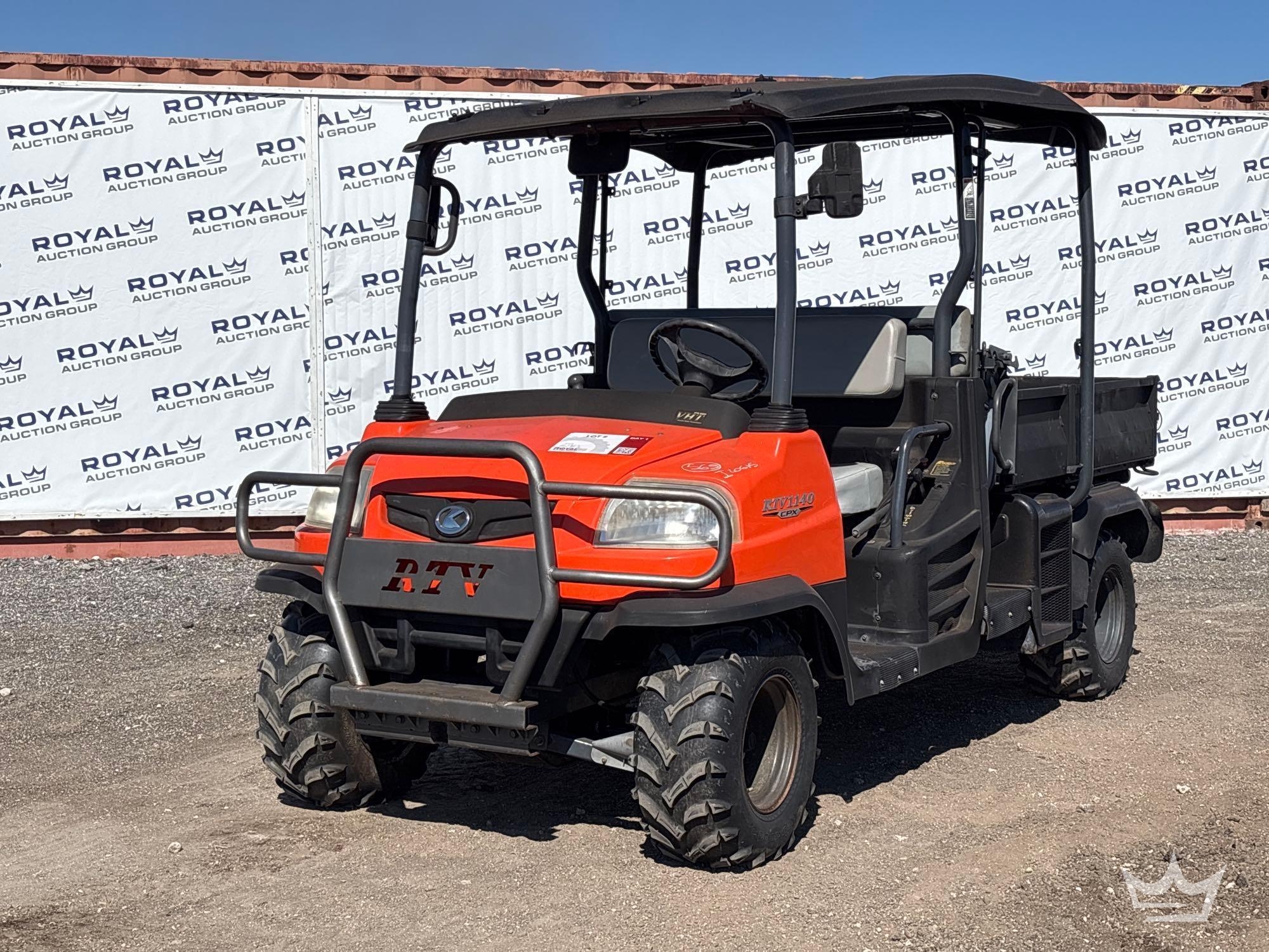 2012 Kubota RTV 1140 4x4 Diesel Utility Cart (A61567)