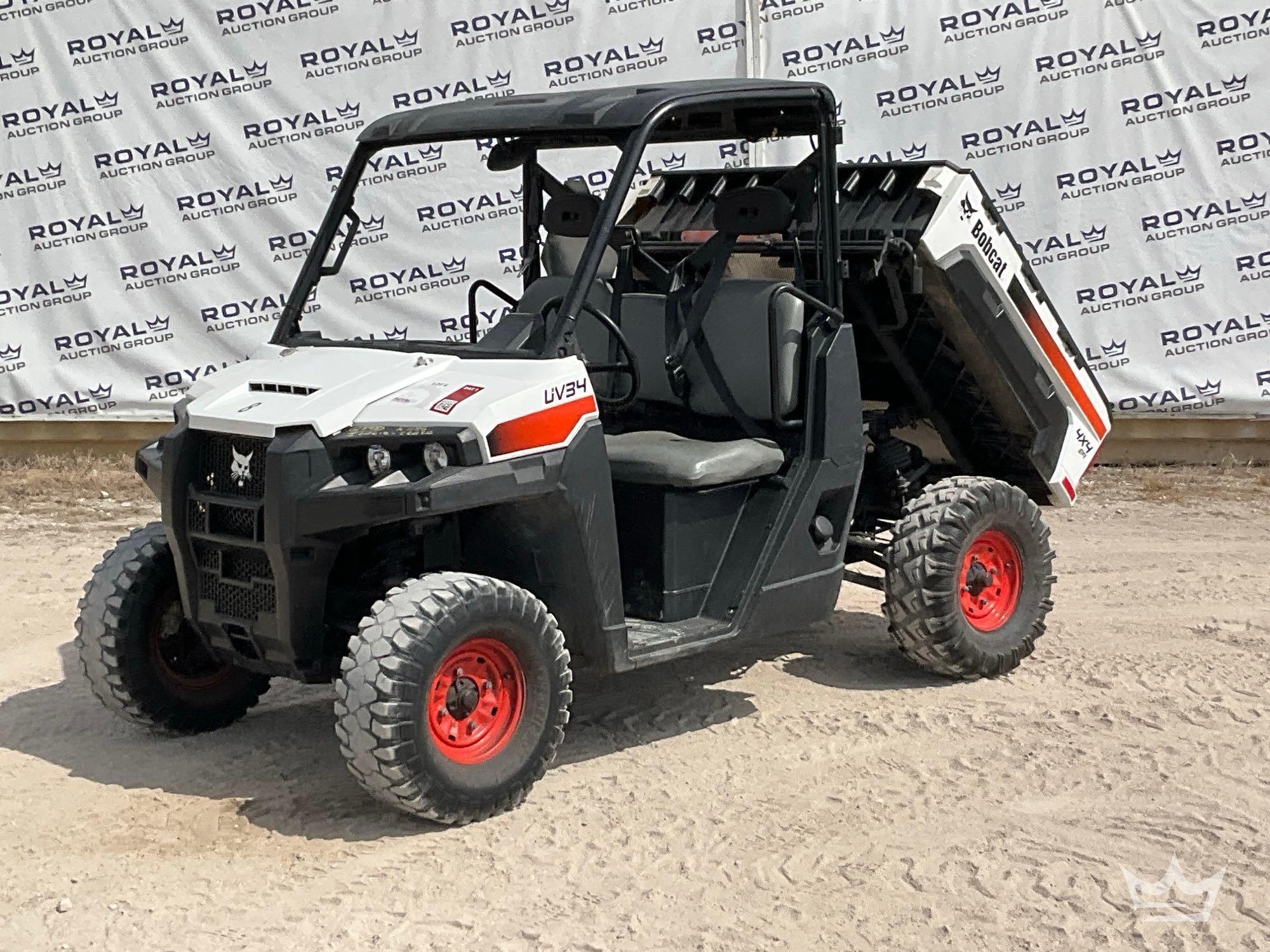 2021 Bobcat UV34 4x4 Gas Utility Cart (A61572)