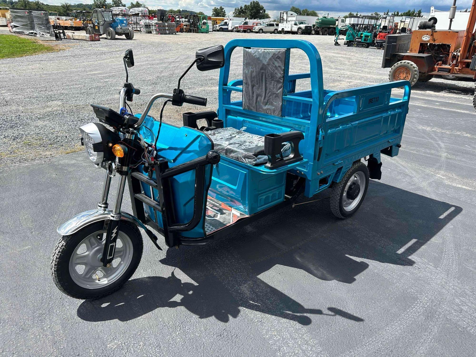 UNUSED Battery Powered 3 Wheel Golf Cart (A55272)