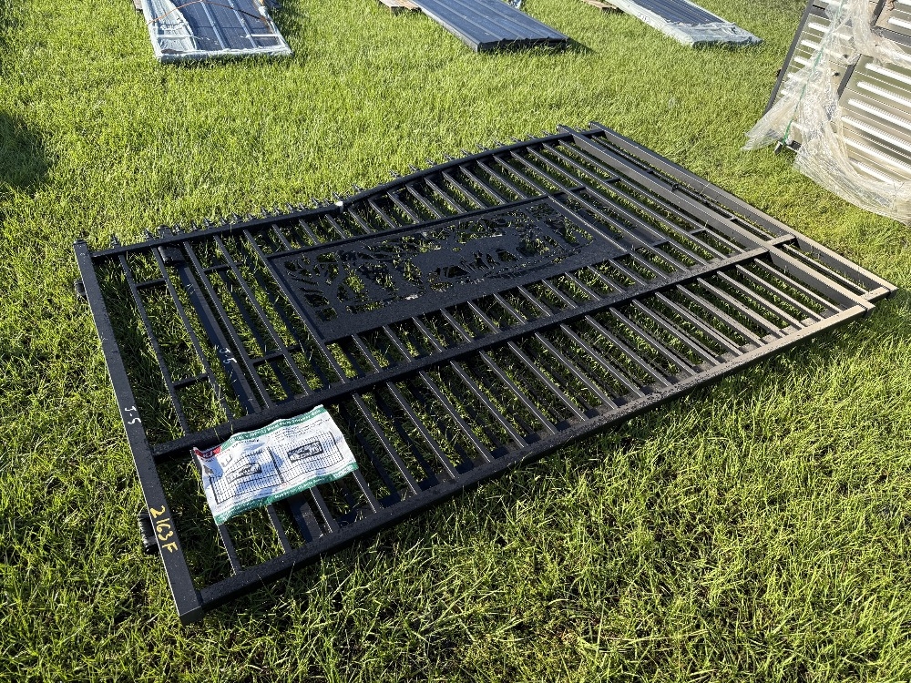 KJ 20' Metal Farm Driveway Gate (A53316)