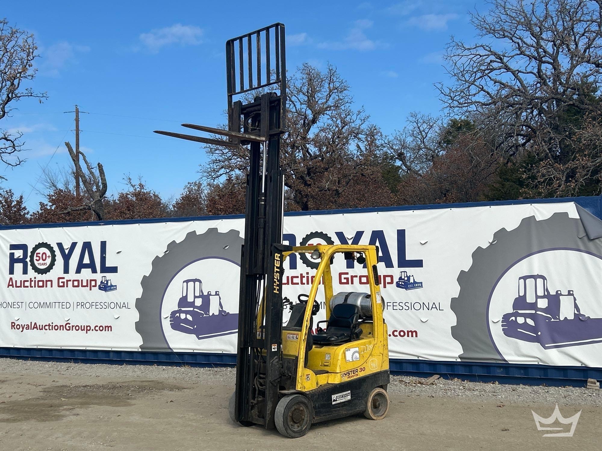 2007 Hyster S30FT 3,000lb. LP Forklift (A60352)