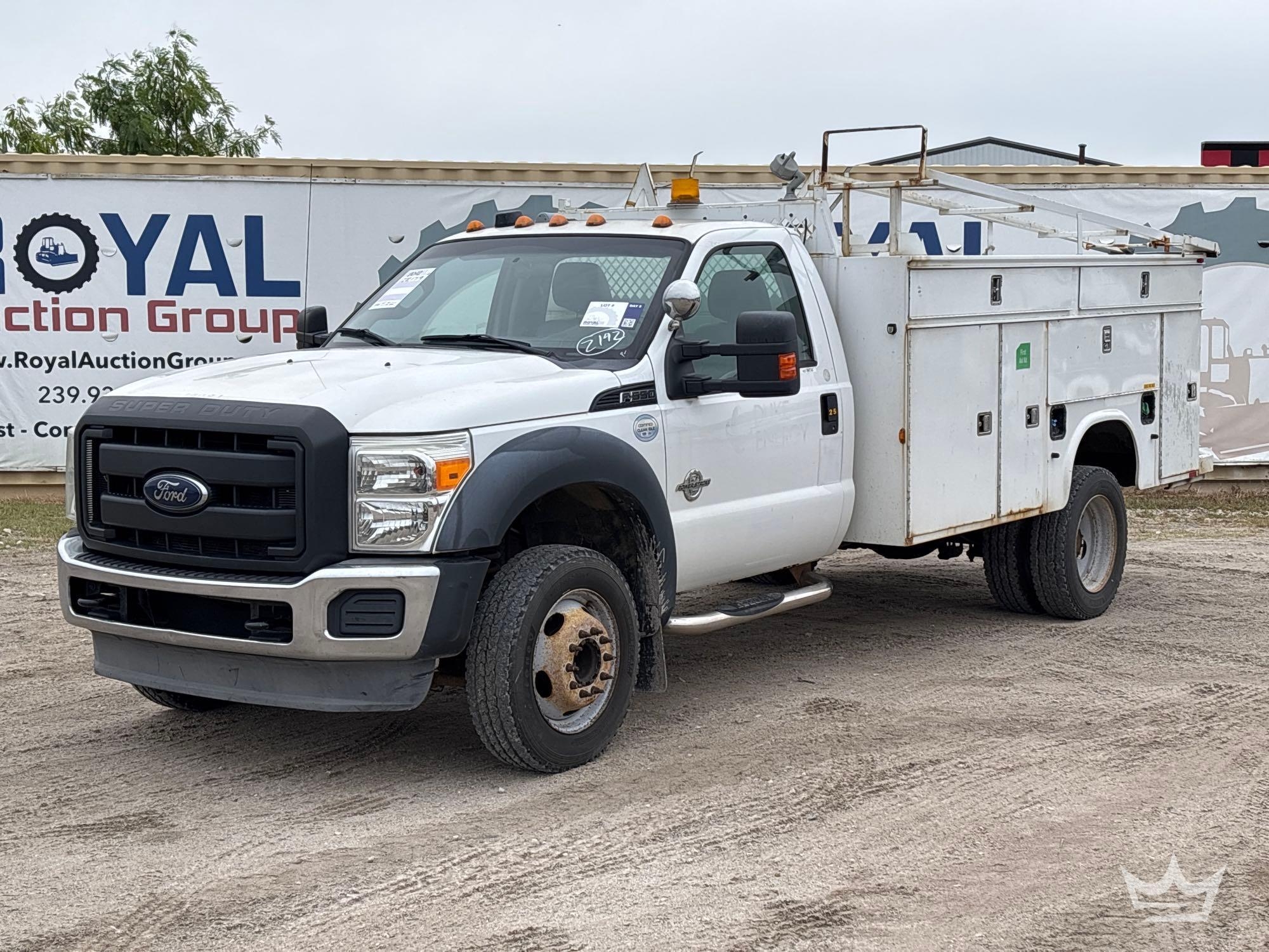 2012 Ford F-550 Knapheide Service Truck with Liftgate (A56858)