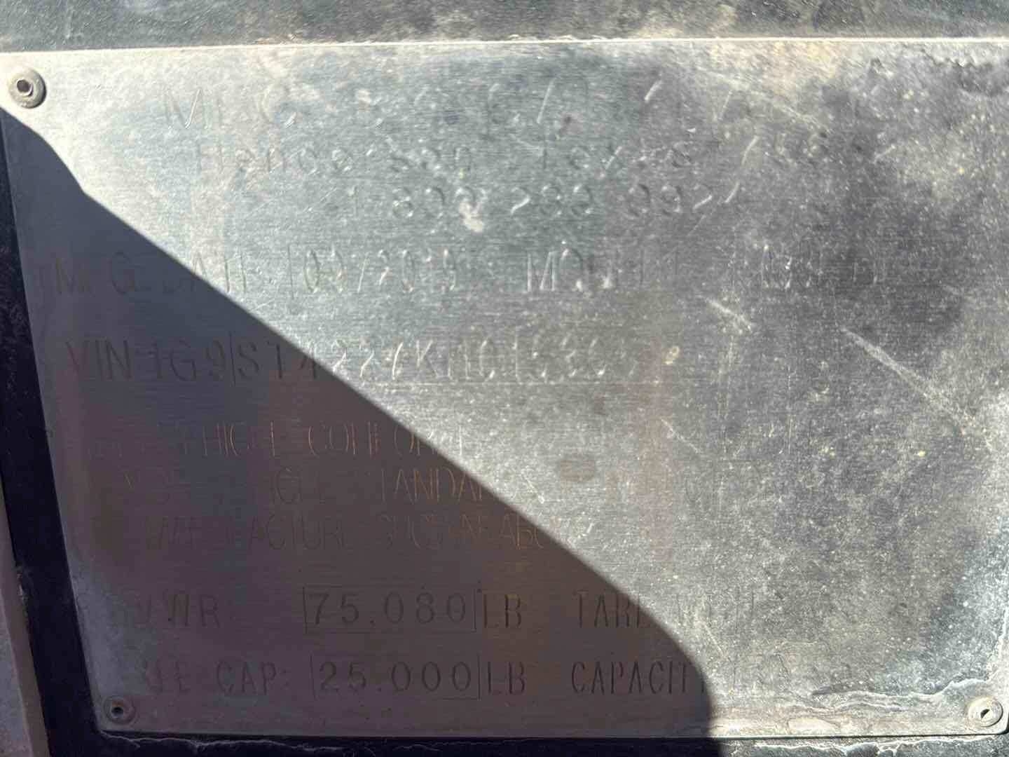 2019 GALYEAN EQUIPMENT CO. 150BBL STEEL (A58214)