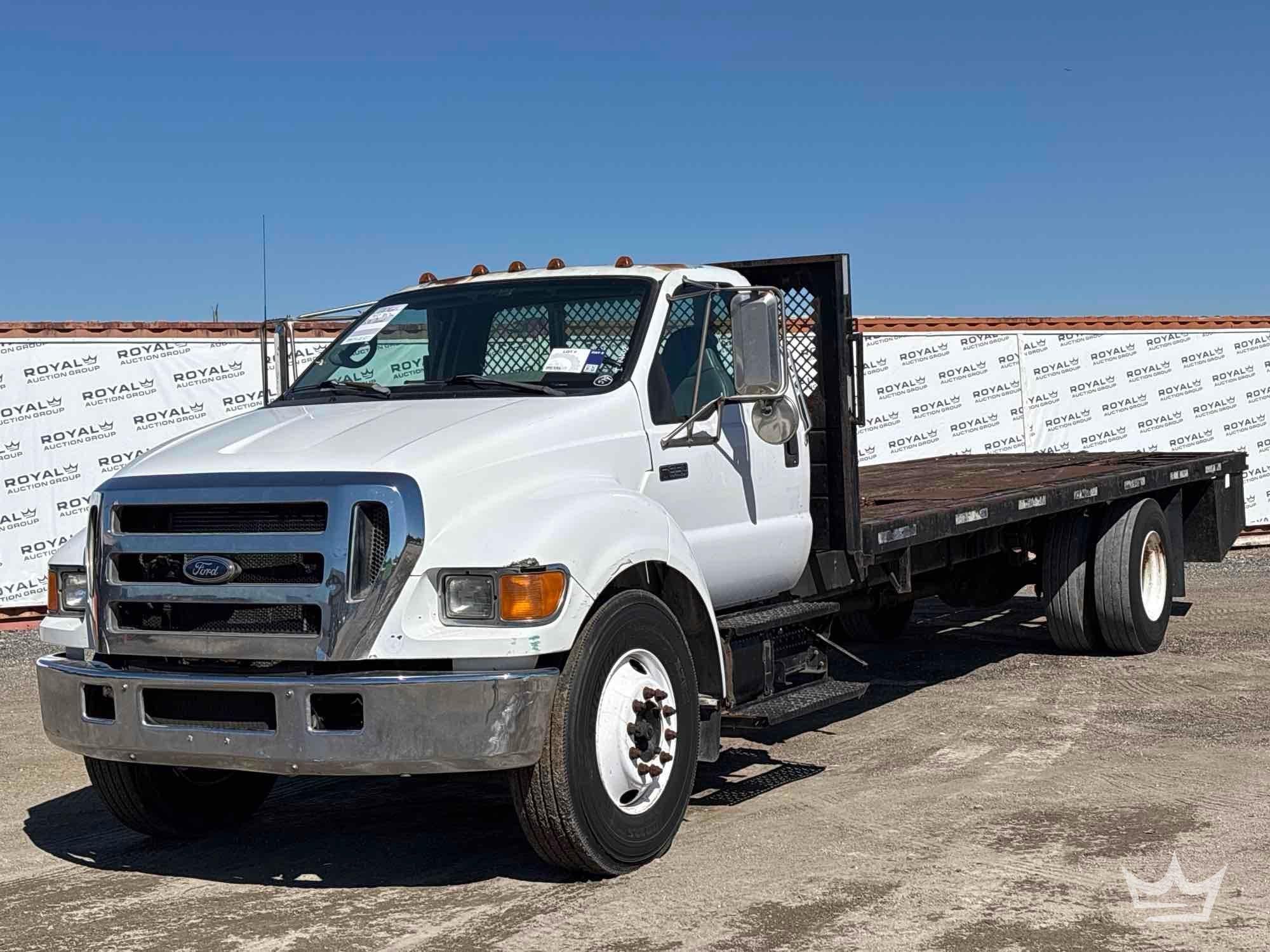 2006 Ford F-650 24ft. Flatbed Truck (A61568)