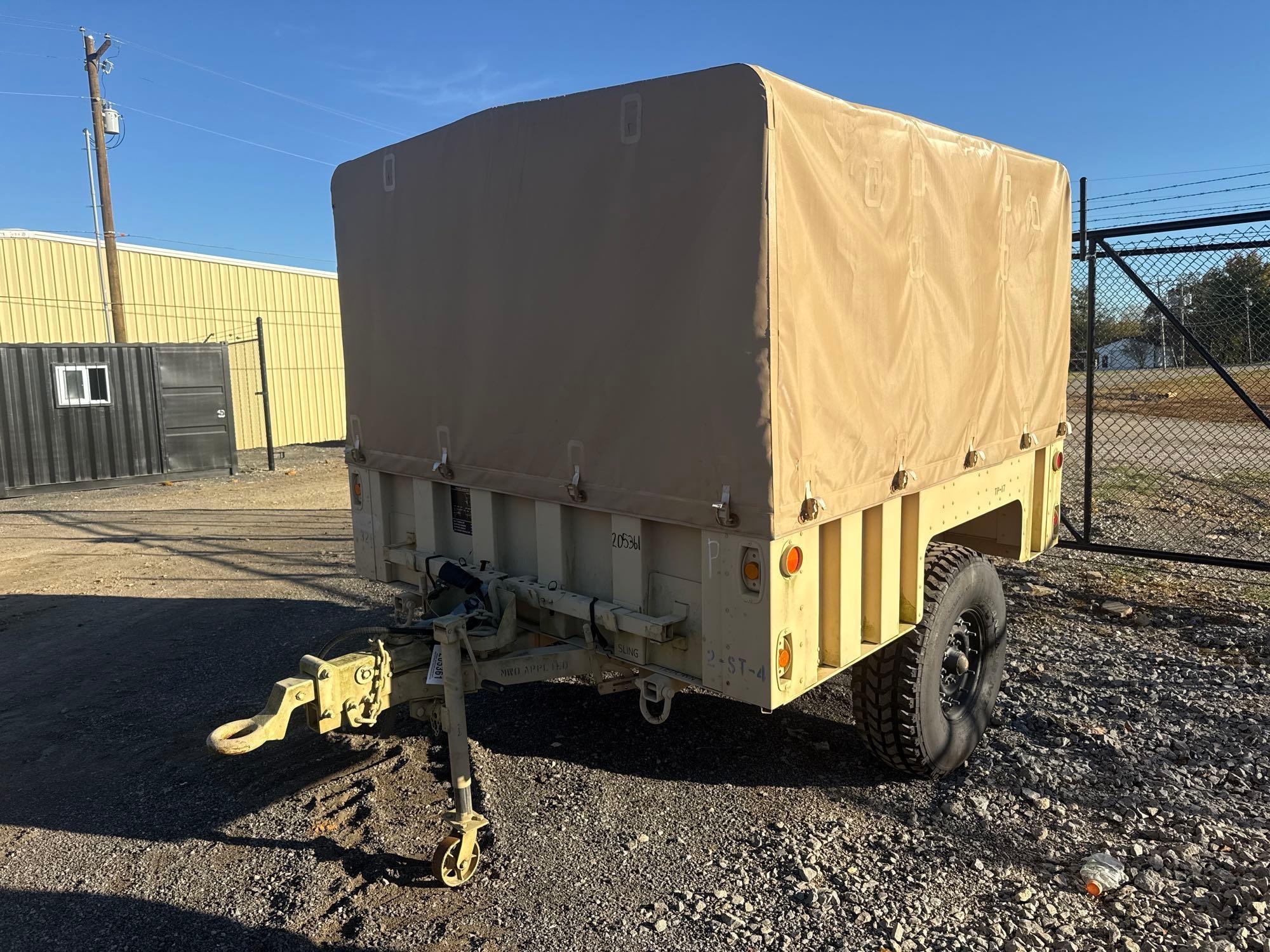 2010 7'2" X 7'6" MILITARY CARGO TRAILER (A52706)