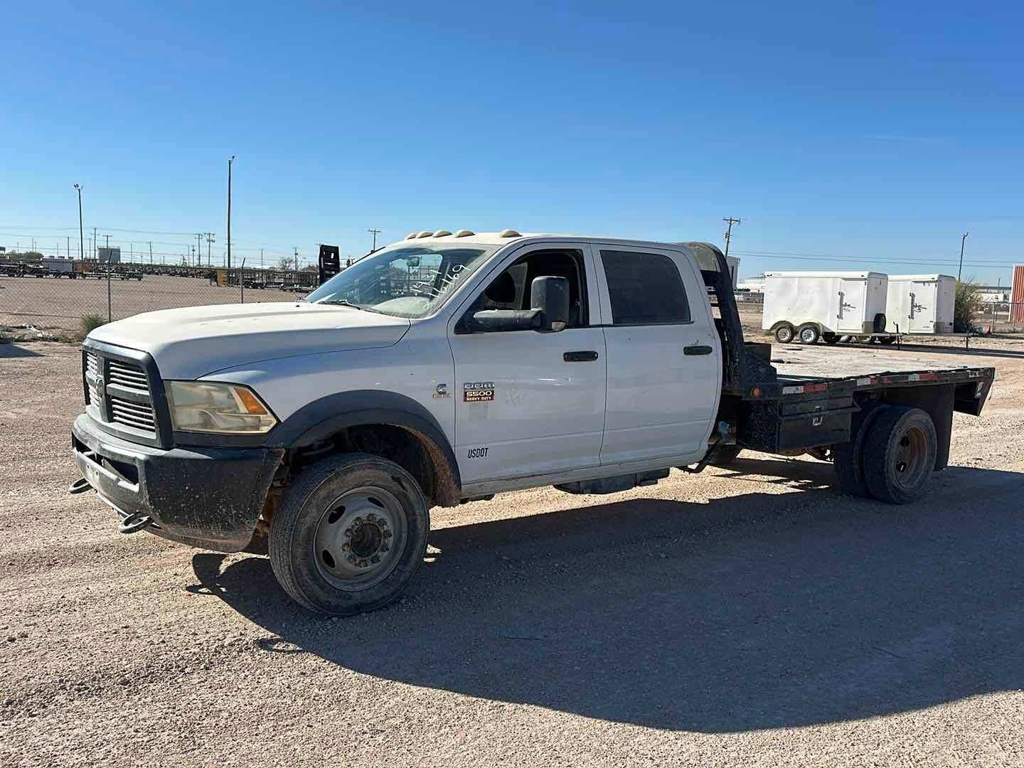 2012 DODGE RAM 5500 FLATBED (A58214)