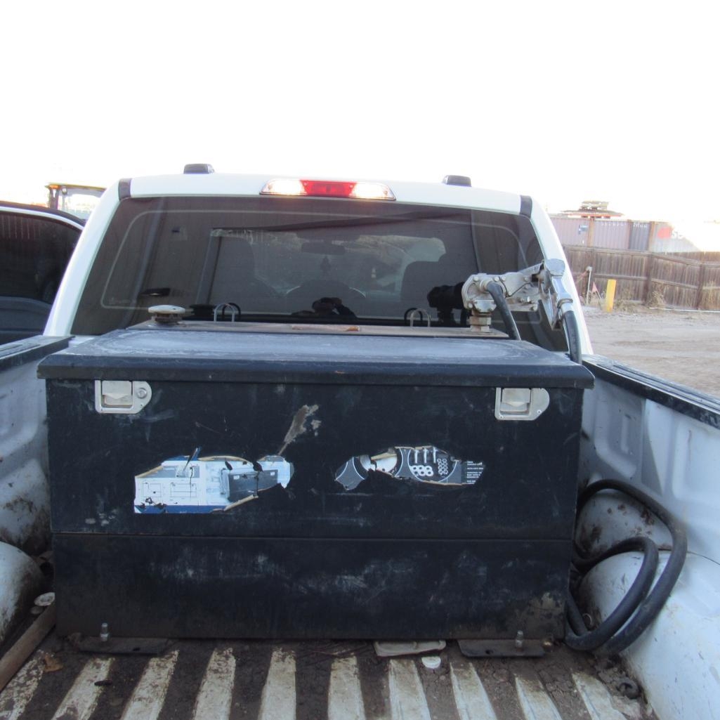 LOT: Fuel Transfer Tank, Tool Box, 12 Volt GPI Pump (A59076)