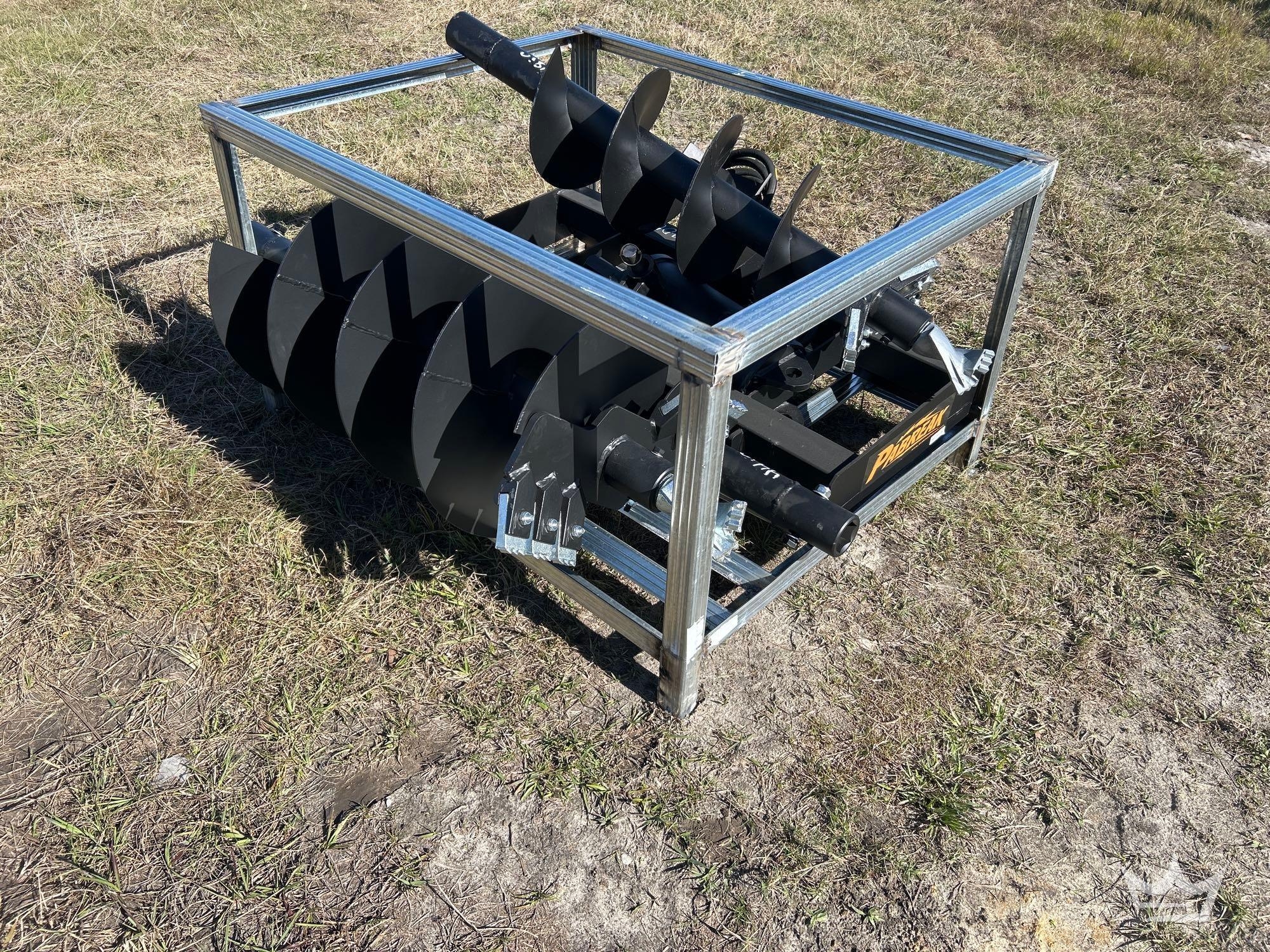 2025 Pabreak Auger Bits and Plate Skid Steer Attachment (A61567)