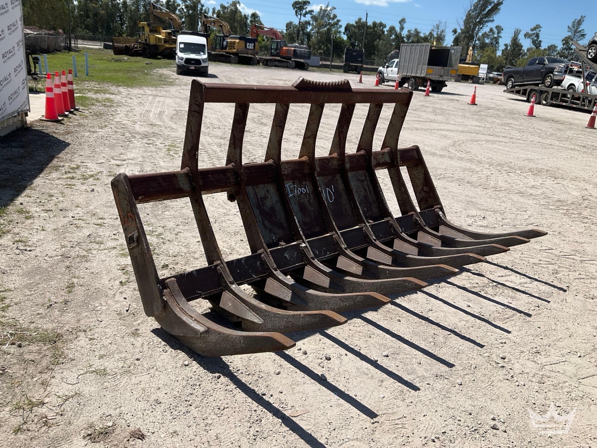 Volvo 10ft Loader Rake Attachment (A64553)