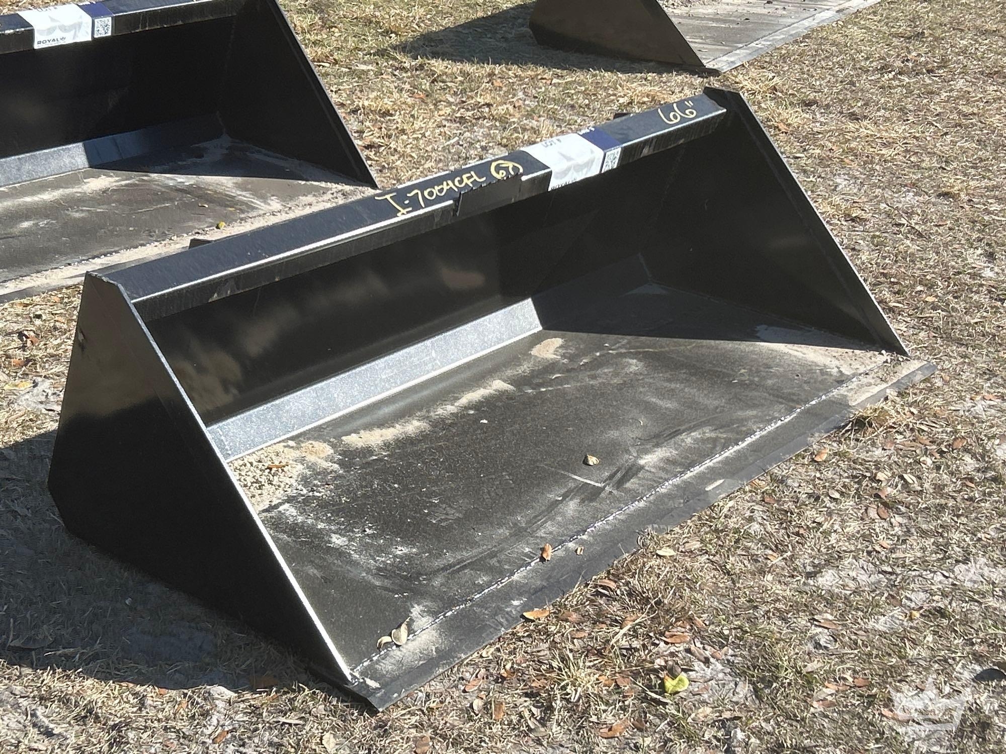 2025 Swict 66in Bucket Skid Steer Attachment (A61572)