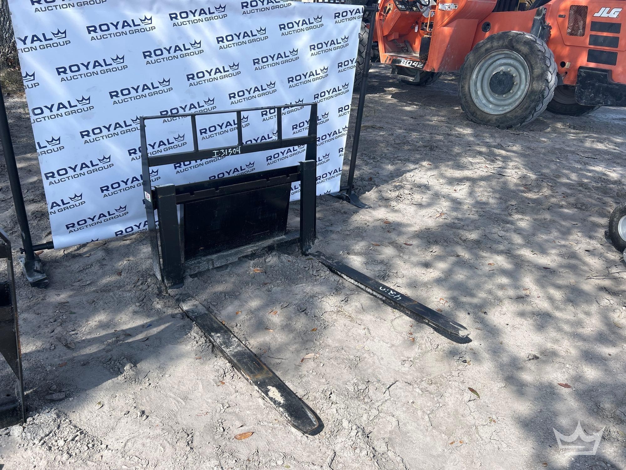2025 Kivel 42in Forks and Frame Mini Skid Steer Attachment (A59228)