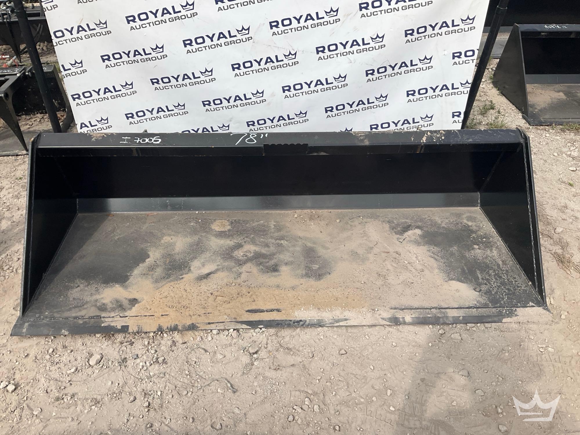 Swict 78in Bucket Skid Steer Attachment (A64553)