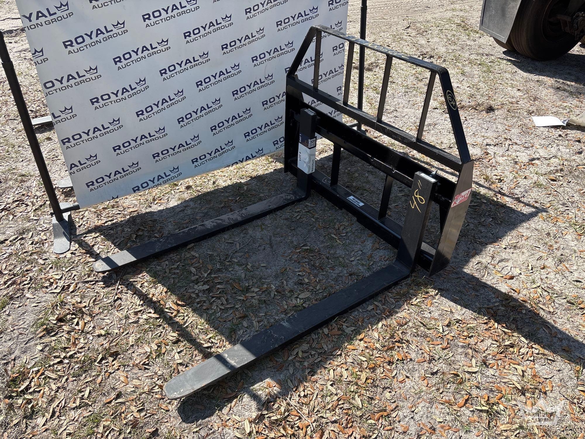 2025 Kivel 48in Forks and Frame Skid Steer Attachment (A61572)