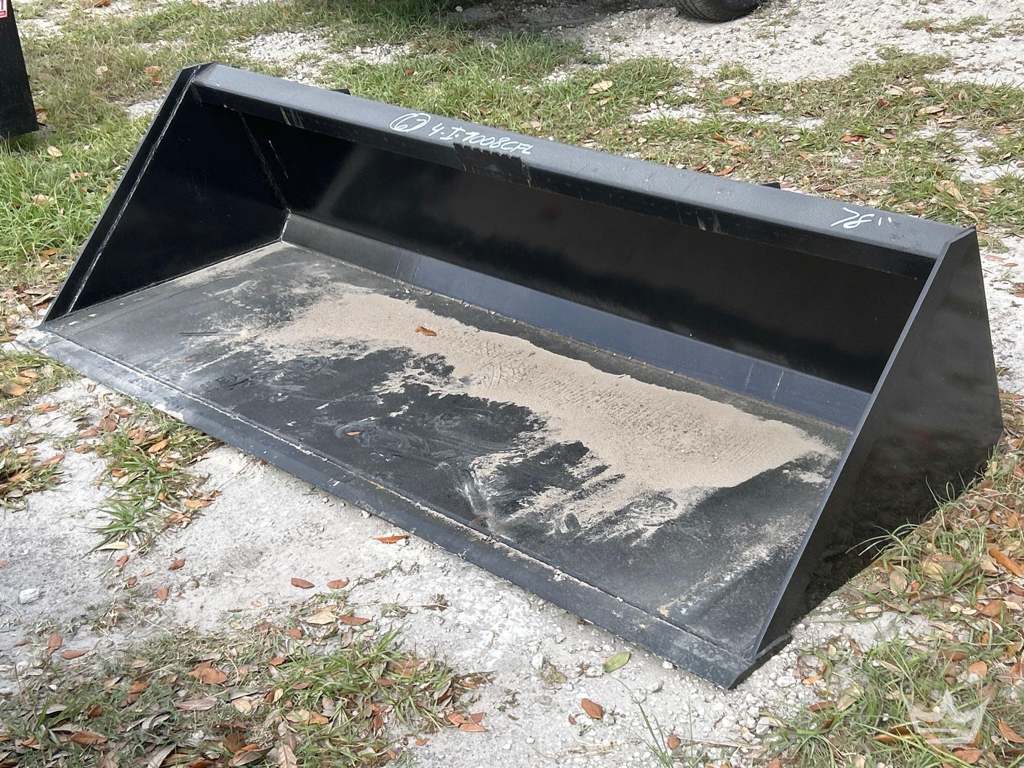 Swict 78in Bucket Skid Steer Attachment (A64553)