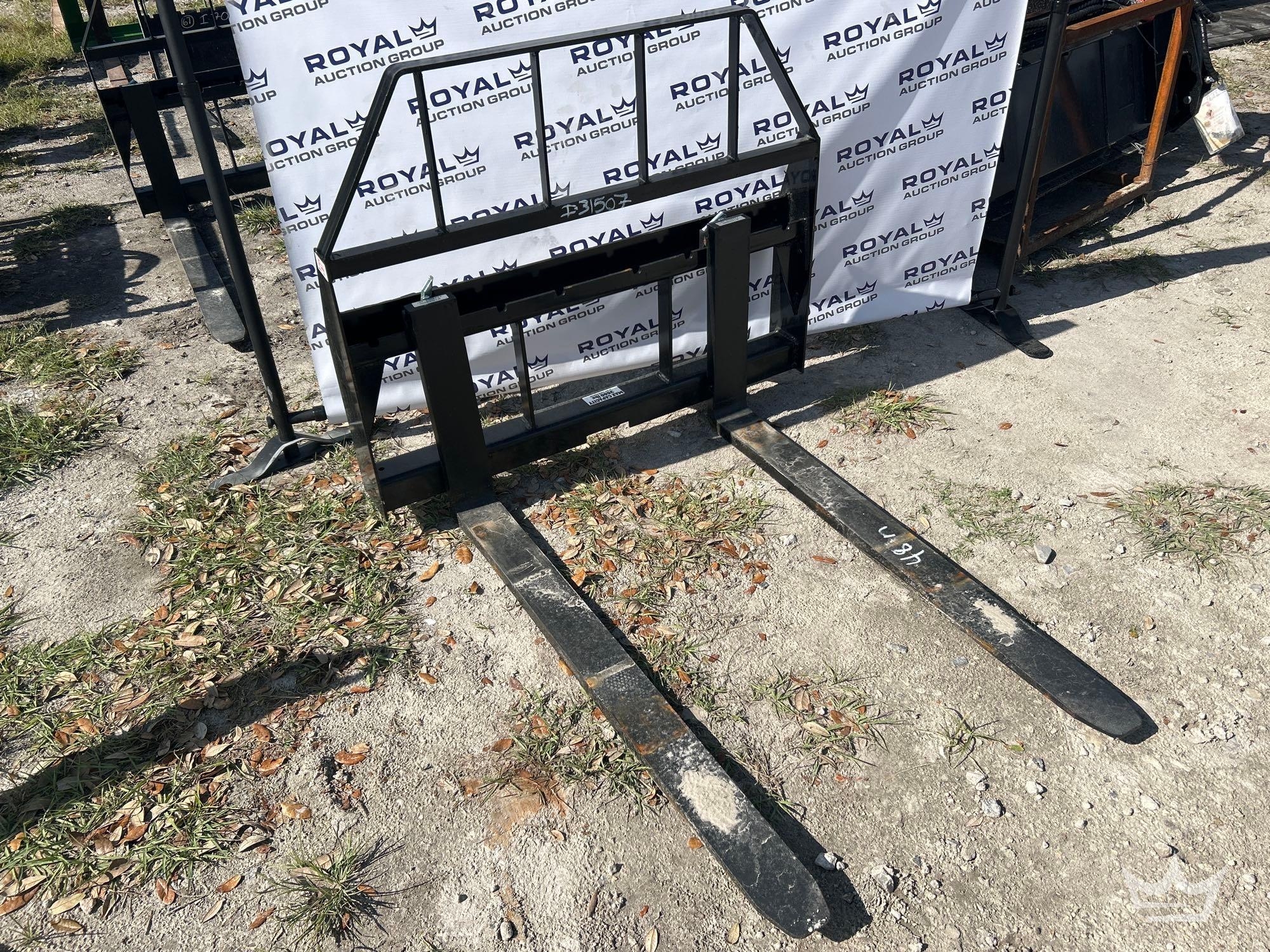 2025 Kivel 48in Forks and Frame Skid Steer Attachment (A59228)