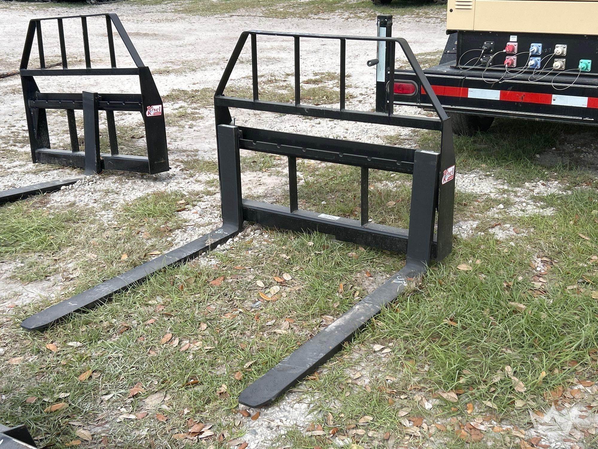 Kivel 48in Forks and Frame Skid Steer Attachment (A64553)