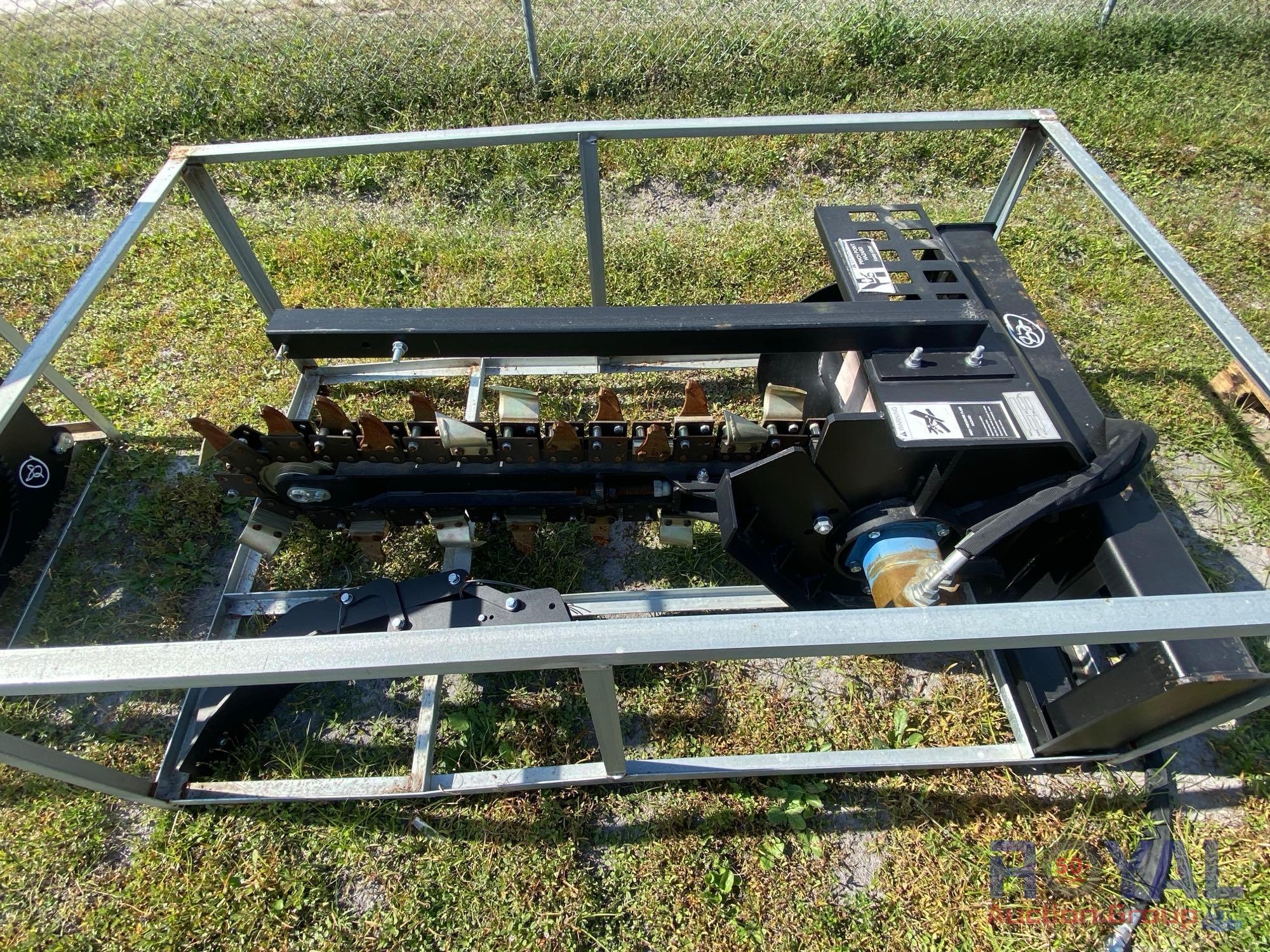2024 Hydraulic Trencher Skid Steer Attachment (A55851)