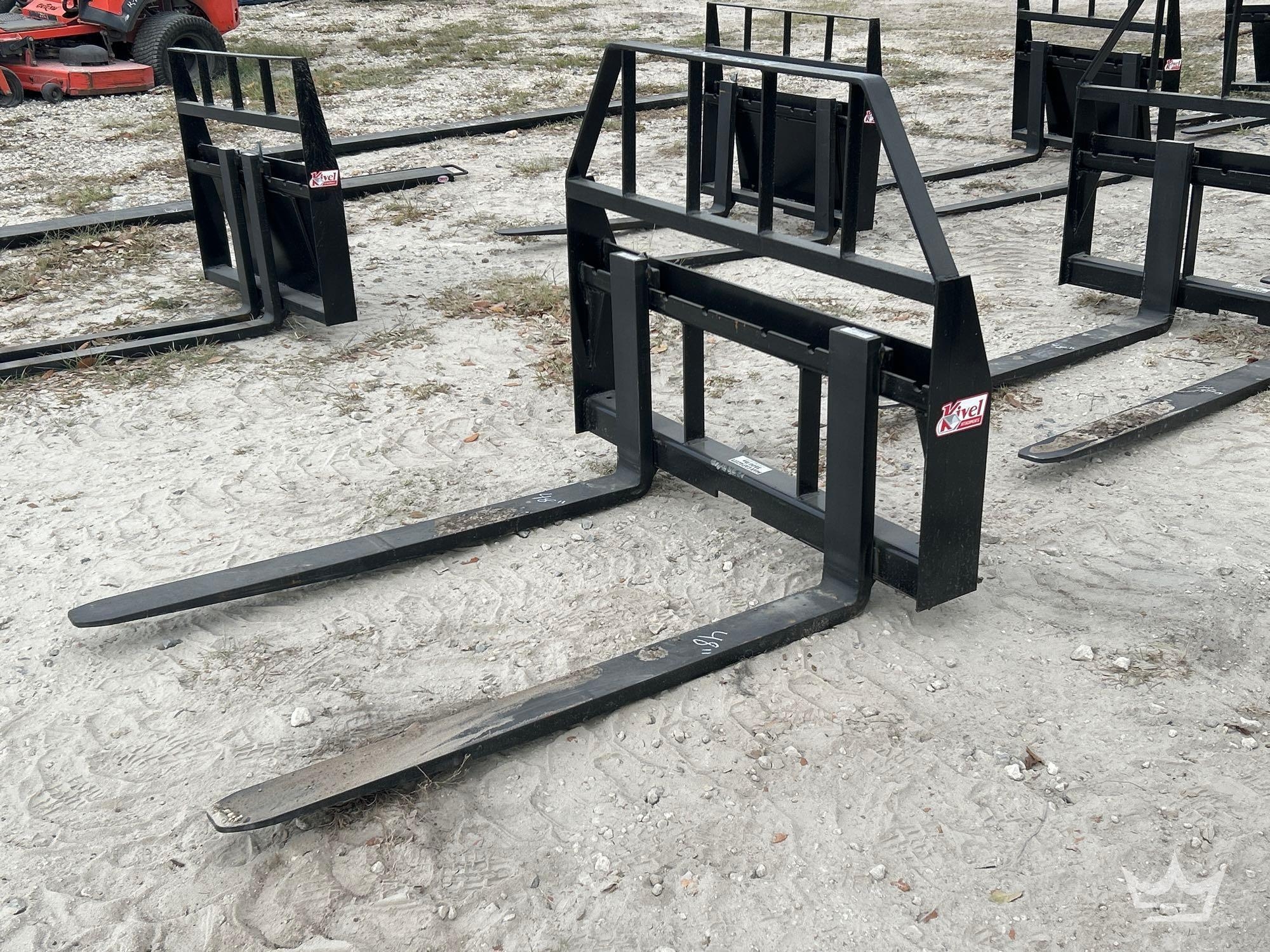 Kivel 48in Forks and Frame Skid Steer Attachment (A64553)