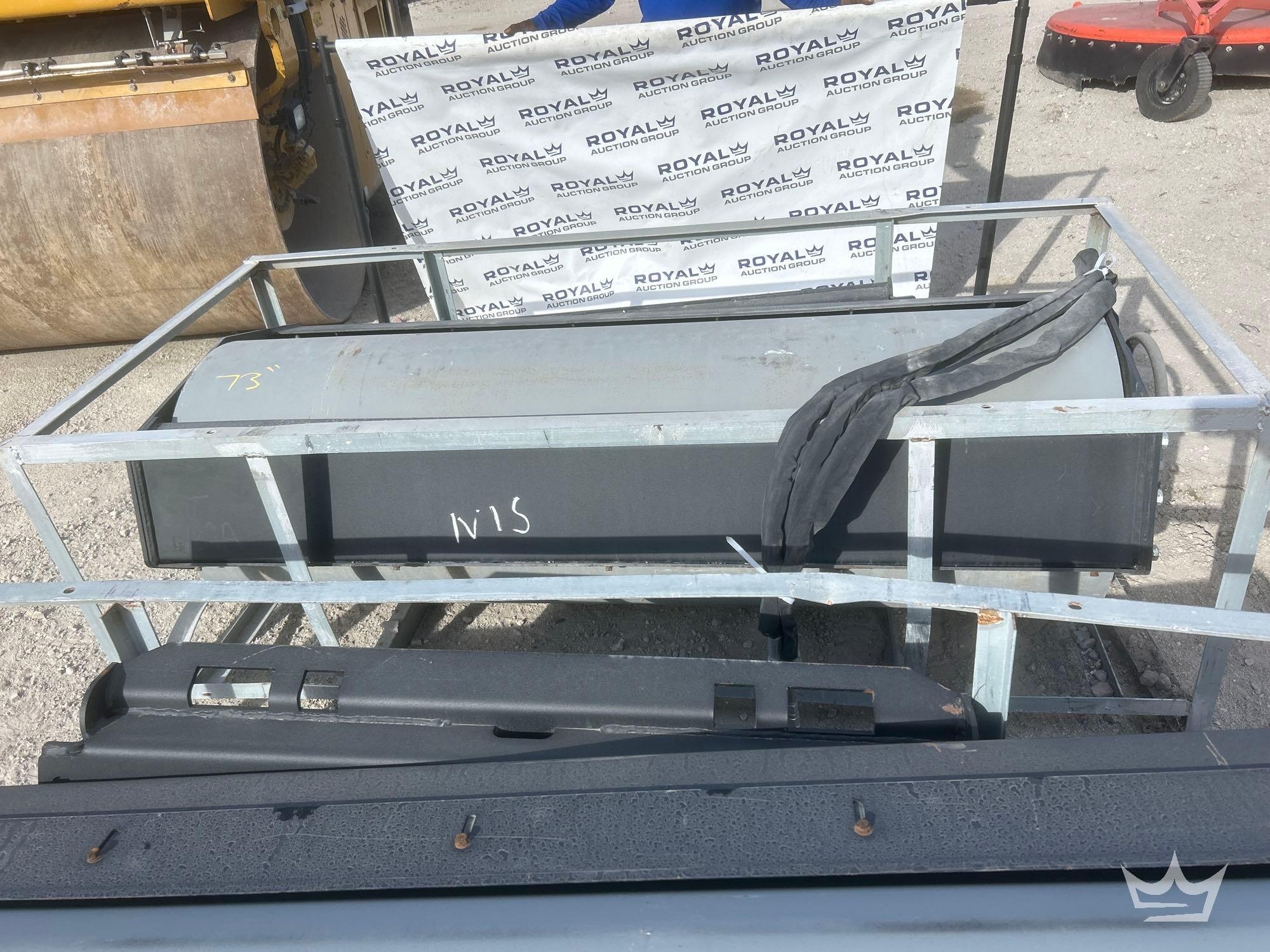 2023 73in Vibratory Roller Skid Steer Attachment (A61572)