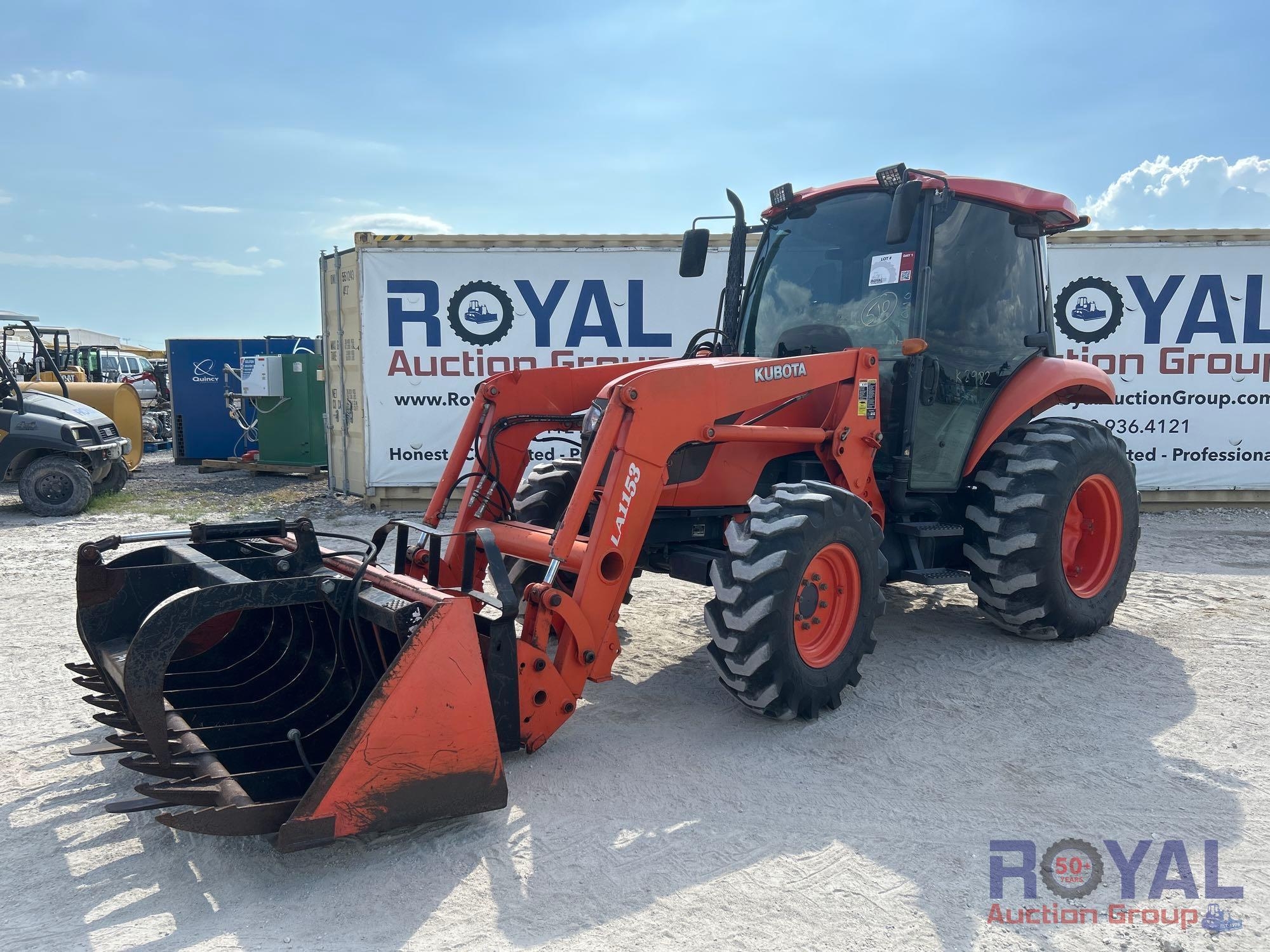 2007 Kubota M5040D 4WD Front Loader Utility Tractor (A50322)