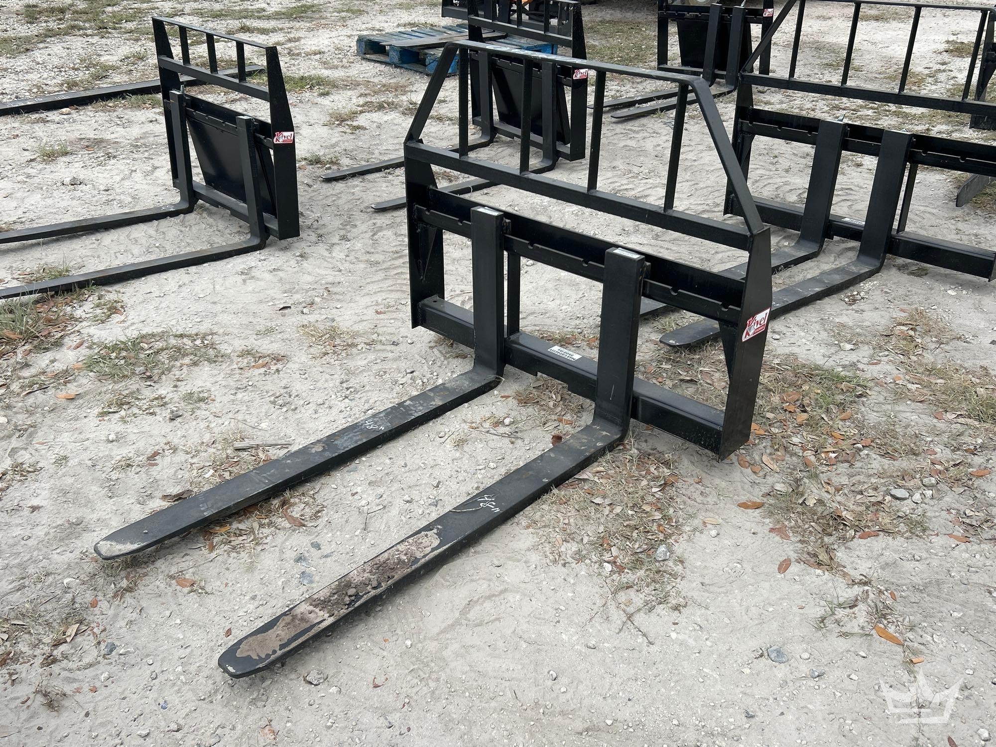 Kivel 48in Forks and Frame Skid Steer Attachment (A64553)