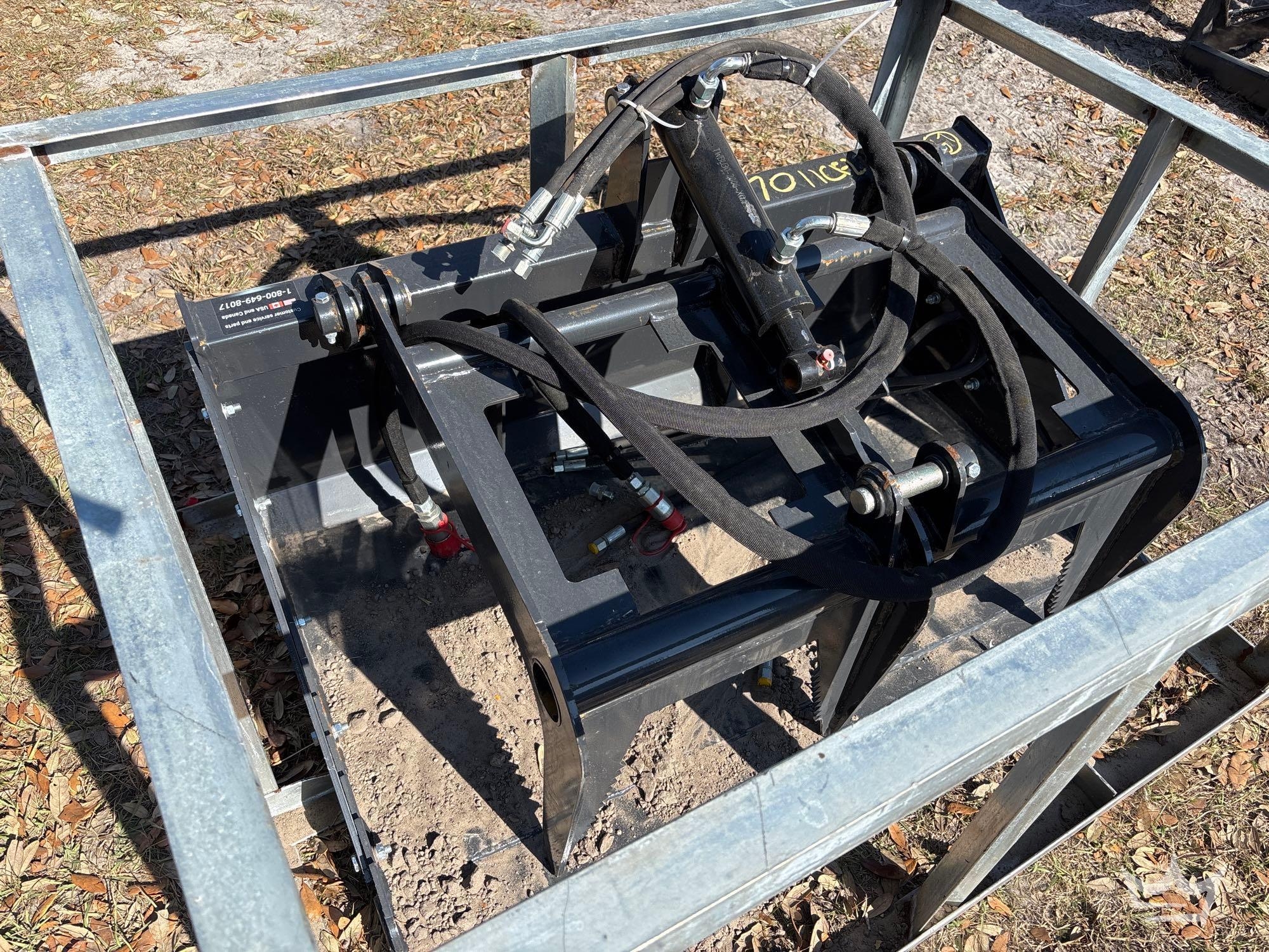 2025 LandHonor MGB-72-44W Rotating Grapple Skid Steer Attachment (A61572)