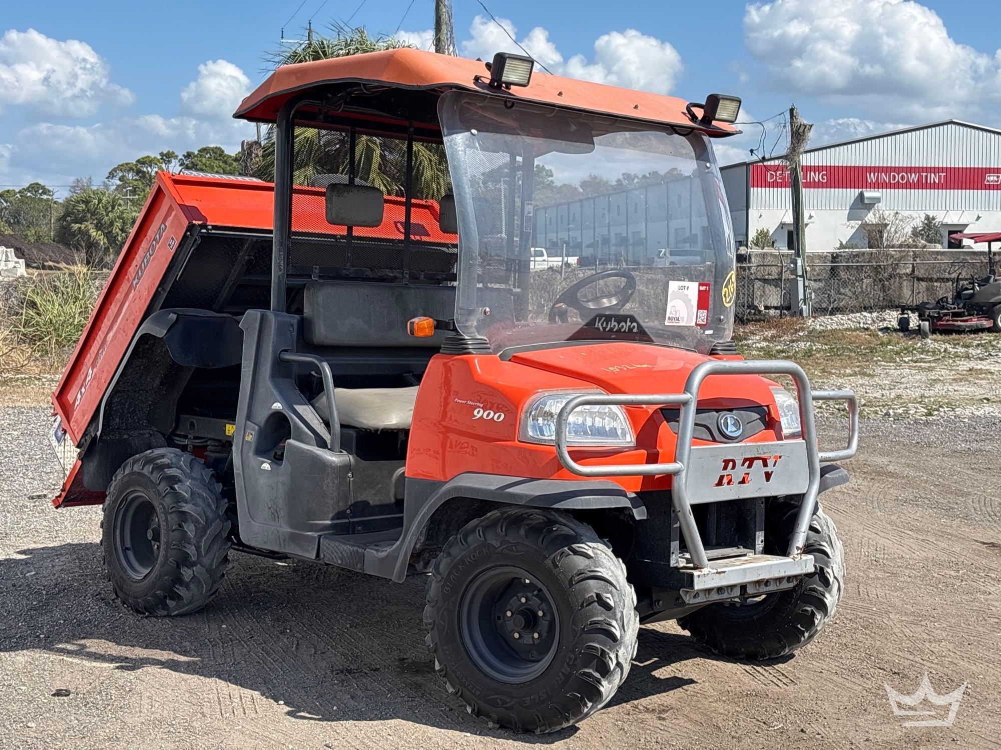 2008 Kubota RTV 900 4x4 Fire Rescue Diesel Utility Cart (A61572)