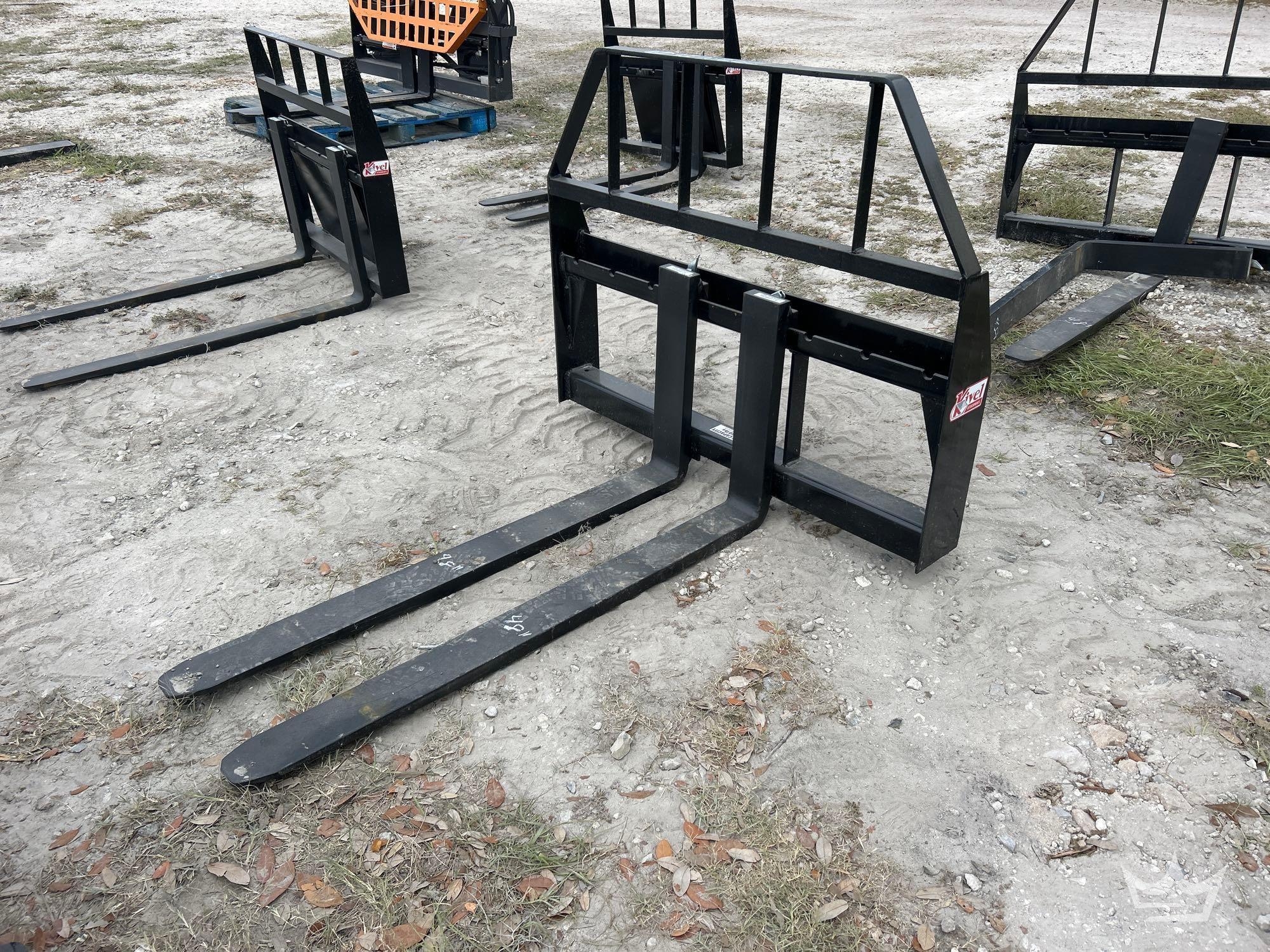 Kivel 48in Forks and Frame Skid Steer Attachment (A64553)