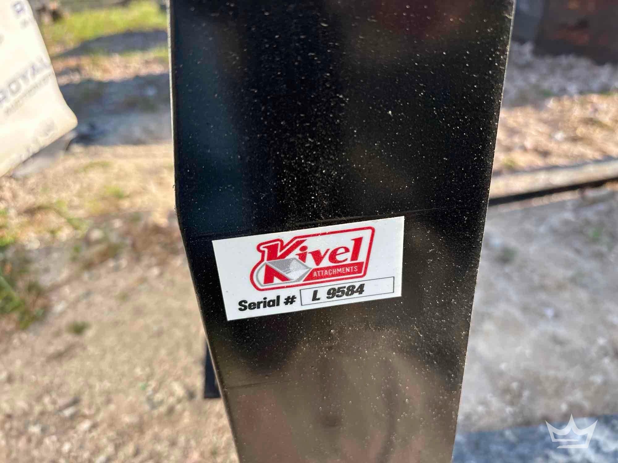 Kivel 42in Forks and Frame Mini Skid Steer Attachment (A64553)