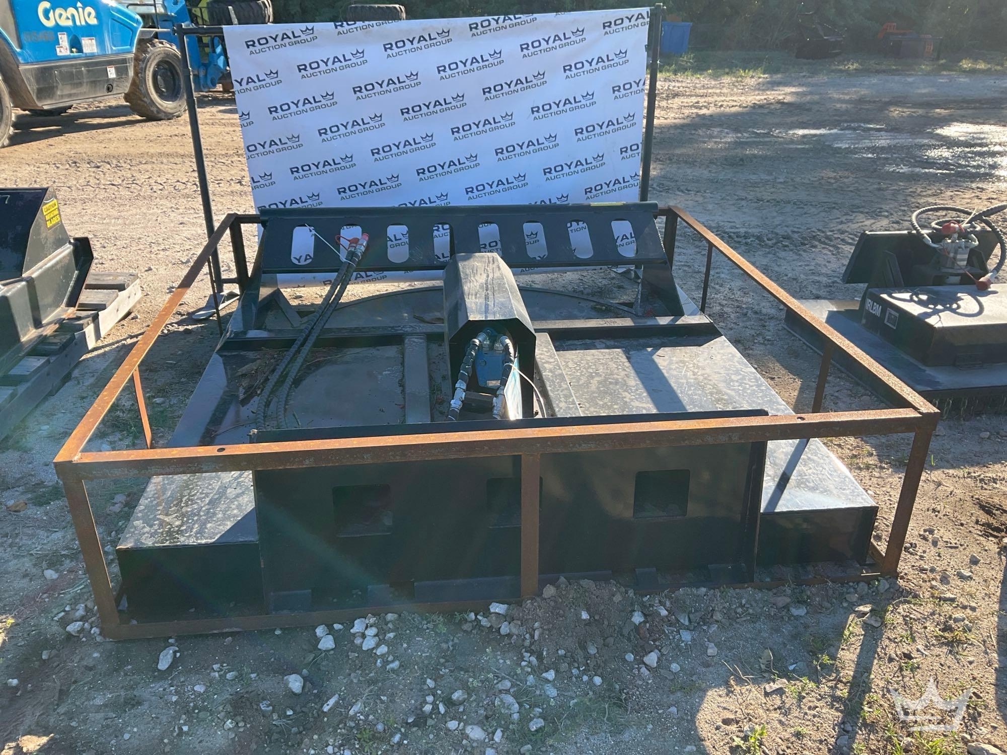 2025 Hydraulic Brush Cutter Skid Steer Attachment (A61572)