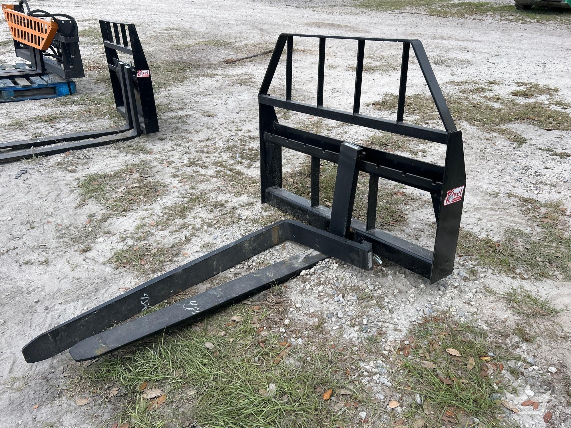 Kivel 48in Forks and Frame Skid Steer Attachment (A64553)