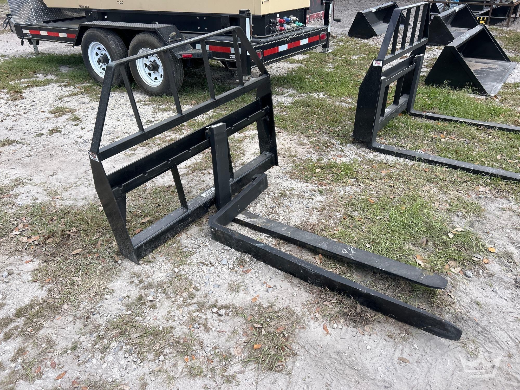 Kivel 48in Forks and Frame Skid Steer Attachment (A64553)