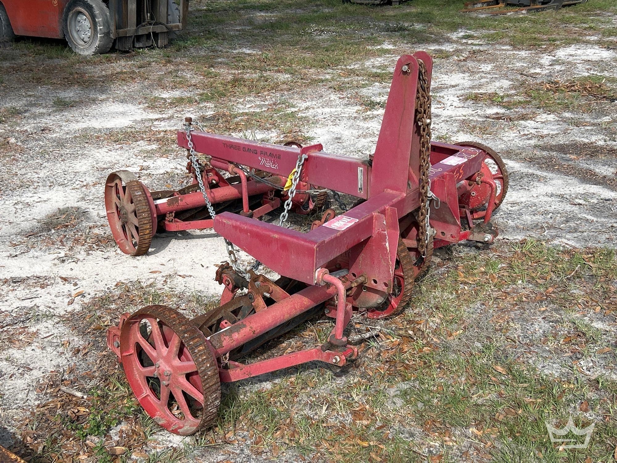 3-Gang Reel Mower Pull-Behind Tractor Attachment (A59228)