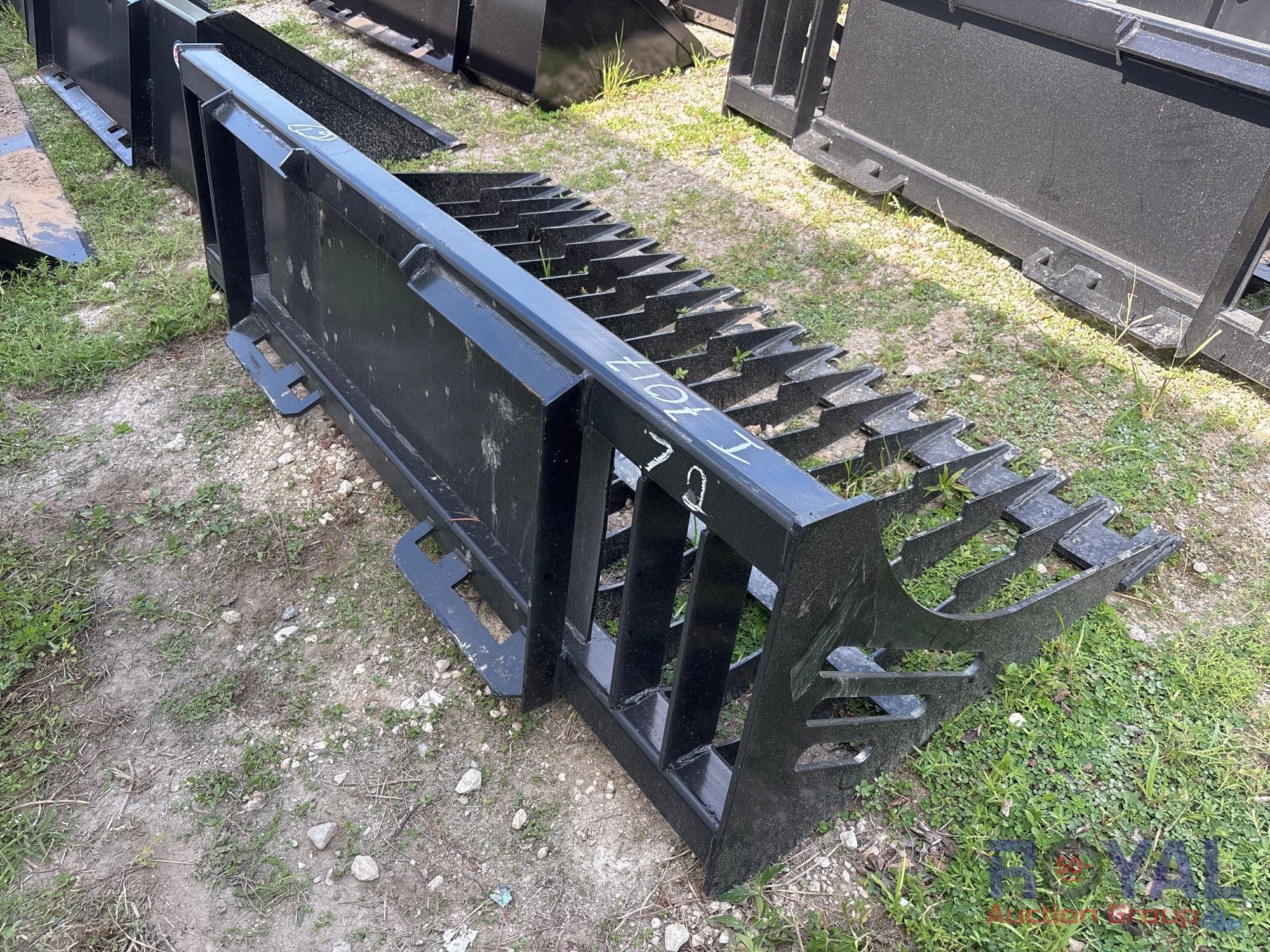 72in Rock Bucket Skid Steer Attachment (A50322)