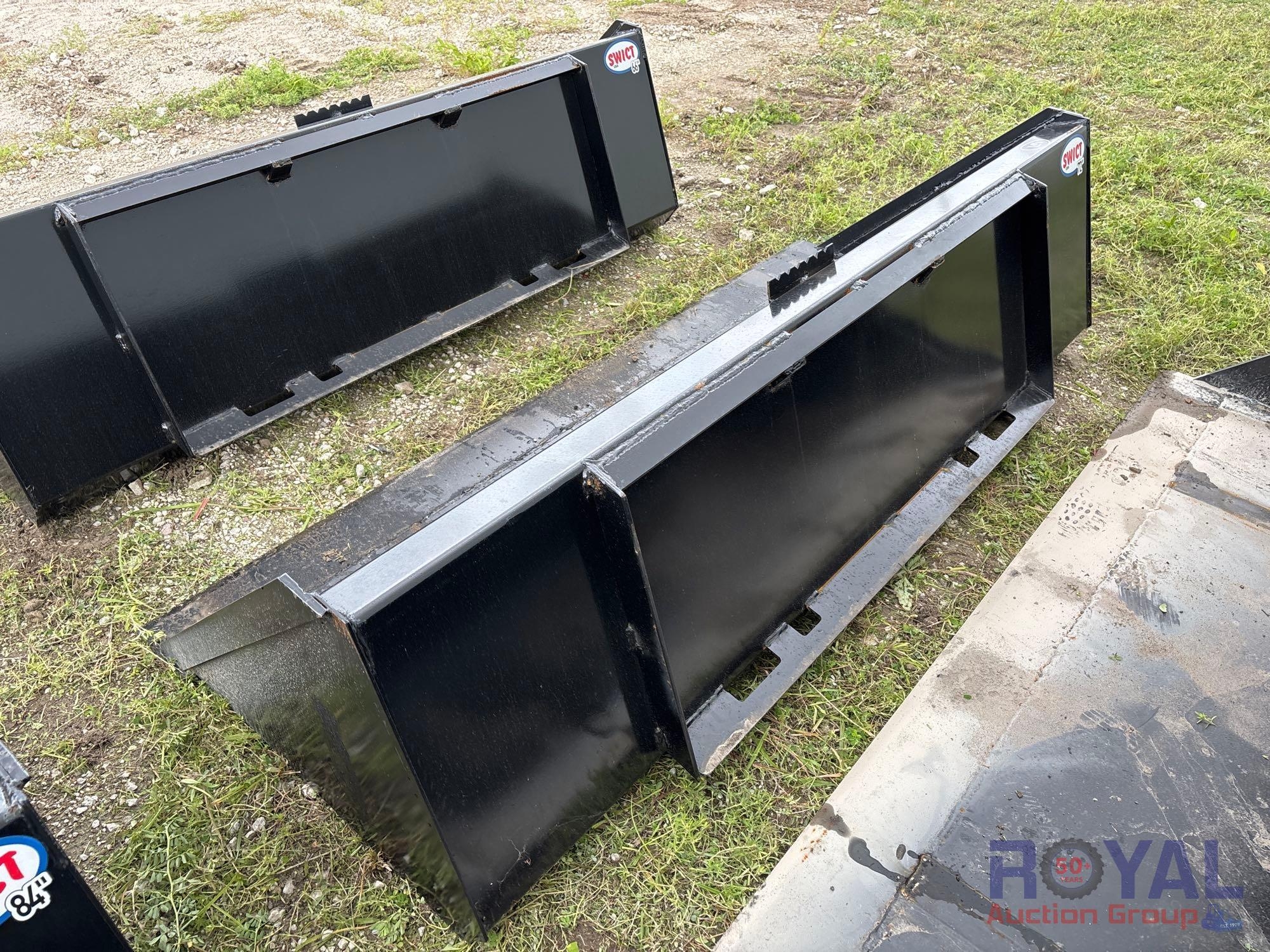 2025 Swict 72in Bucket Skid Steer Attachment (A53421)