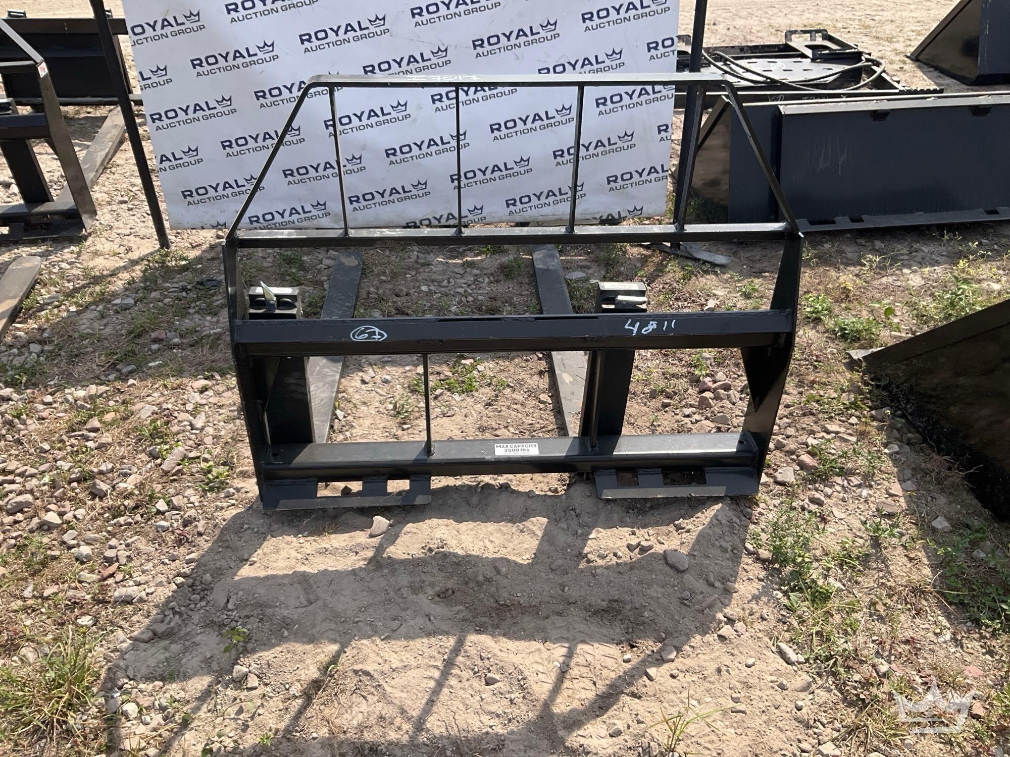 Kivel 48in Forks and Frame Skid Steer Attachment (A64553)