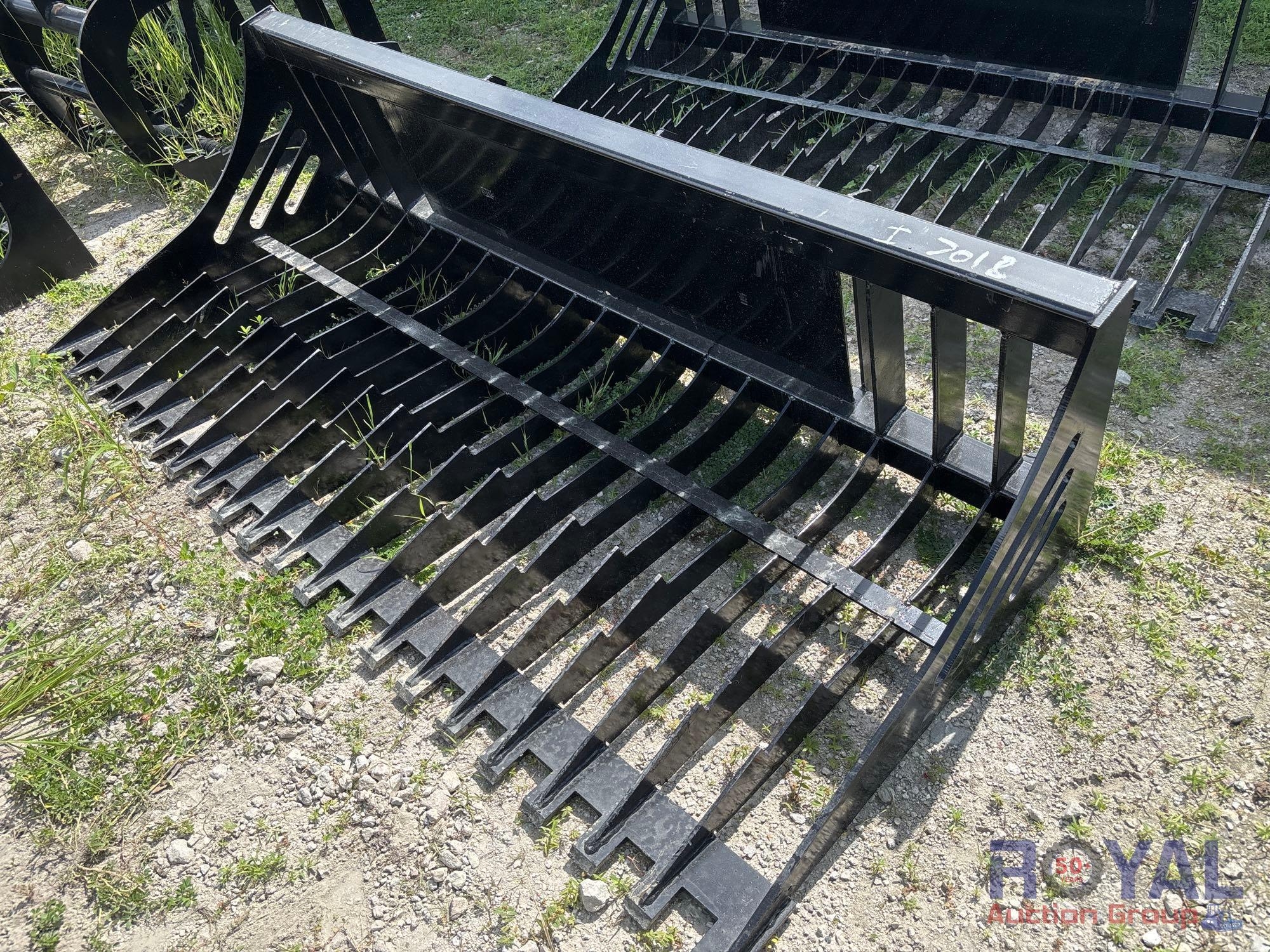 2025 78in Rock Bucket Skid Steer Attachment (A50322)